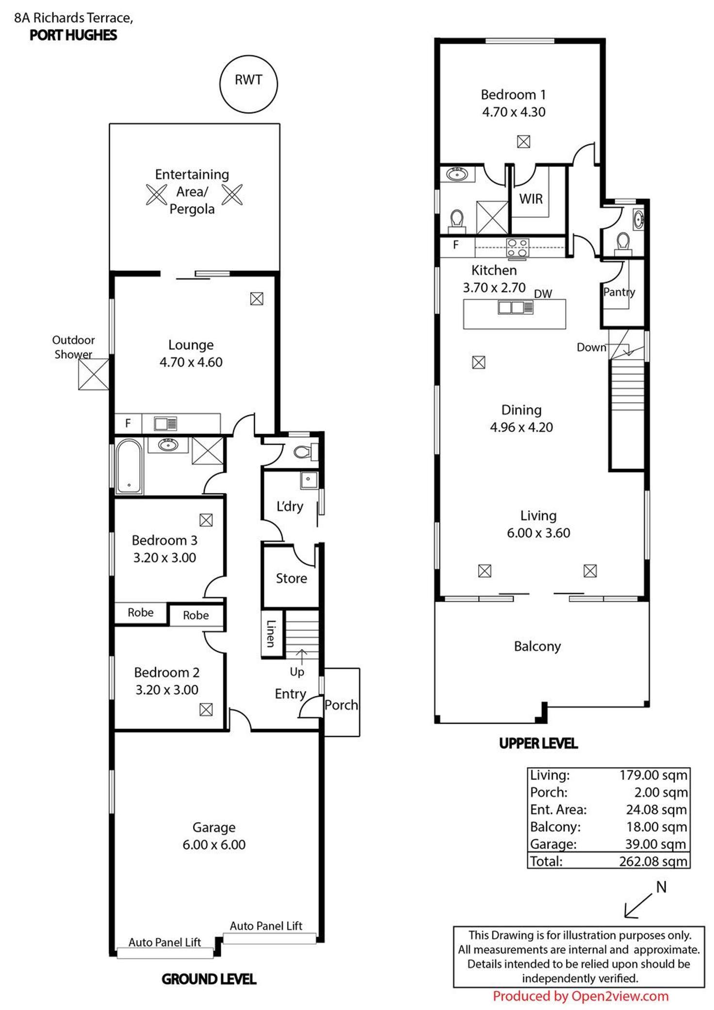 Floorplan of Homely house listing, 8A Richards Terrace, Port Hughes SA 5558