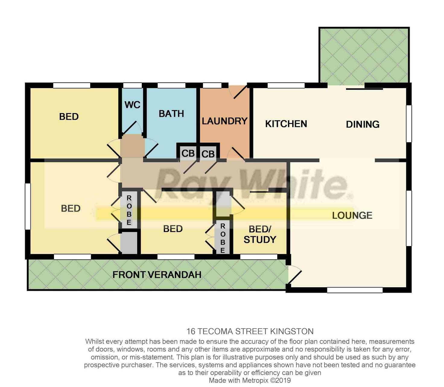 Floorplan of Homely house listing, 16 Tecoma Street, Kingston QLD 4114