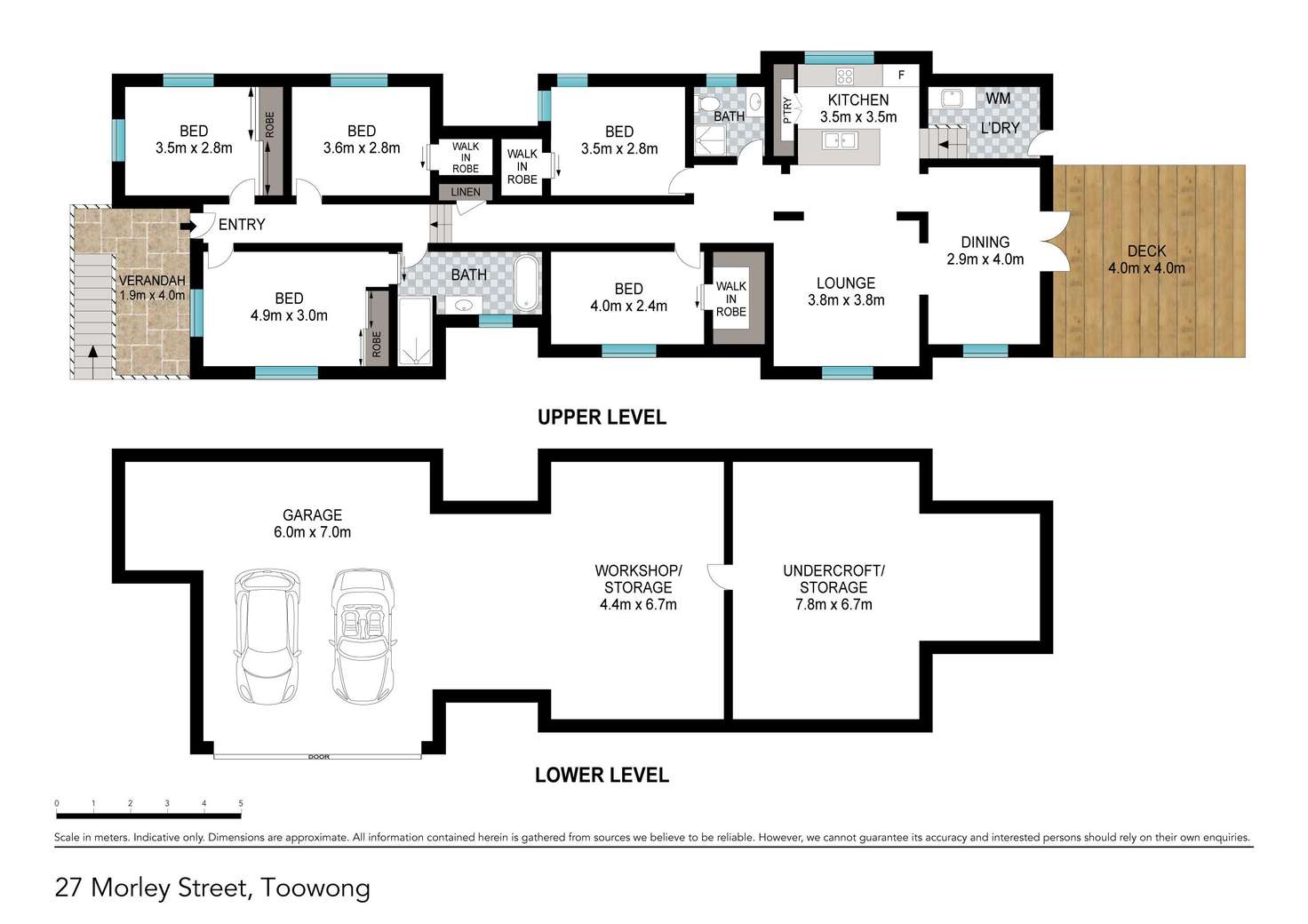 Floorplan of Homely house listing, 27 Morley Street, Toowong QLD 4066