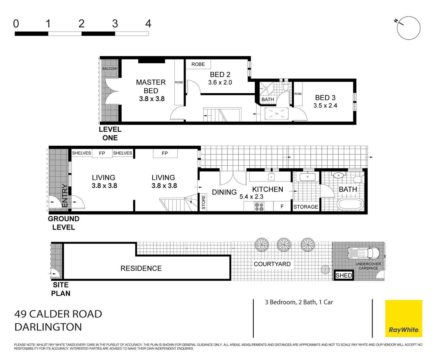 Floorplan of Homely house listing, 49 Calder Road, Darlington NSW 2008