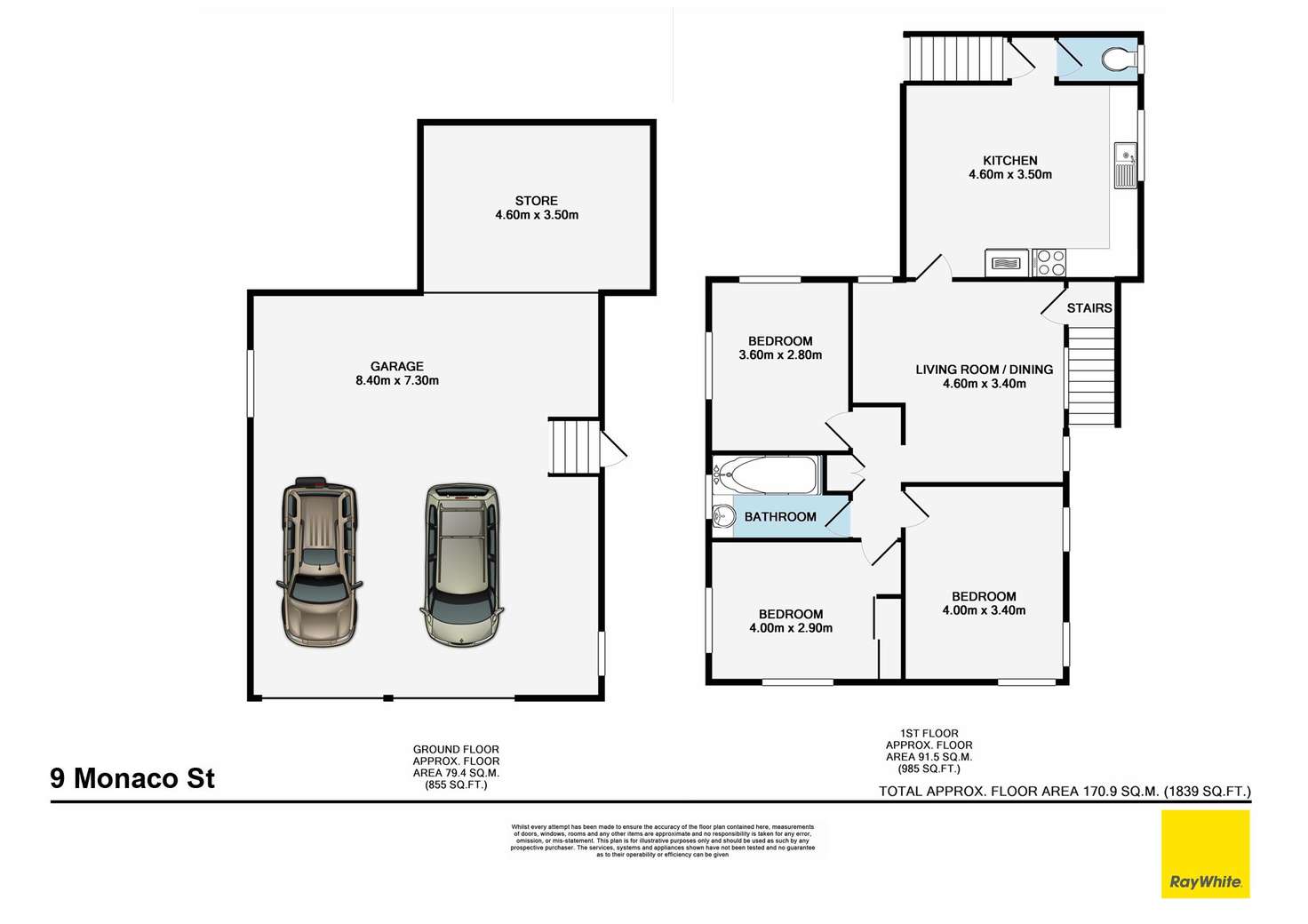 Floorplan of Homely house listing, 9 Monaco Street, Holland Park West QLD 4121