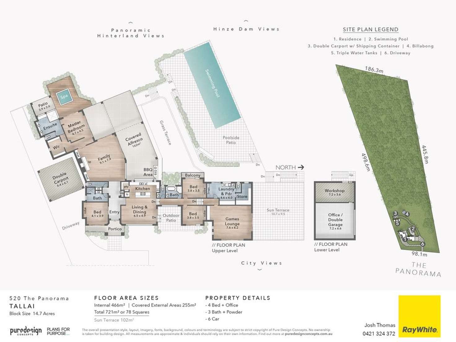 Floorplan of Homely acreageSemiRural listing, 520 The Panorama, Tallai QLD 4213