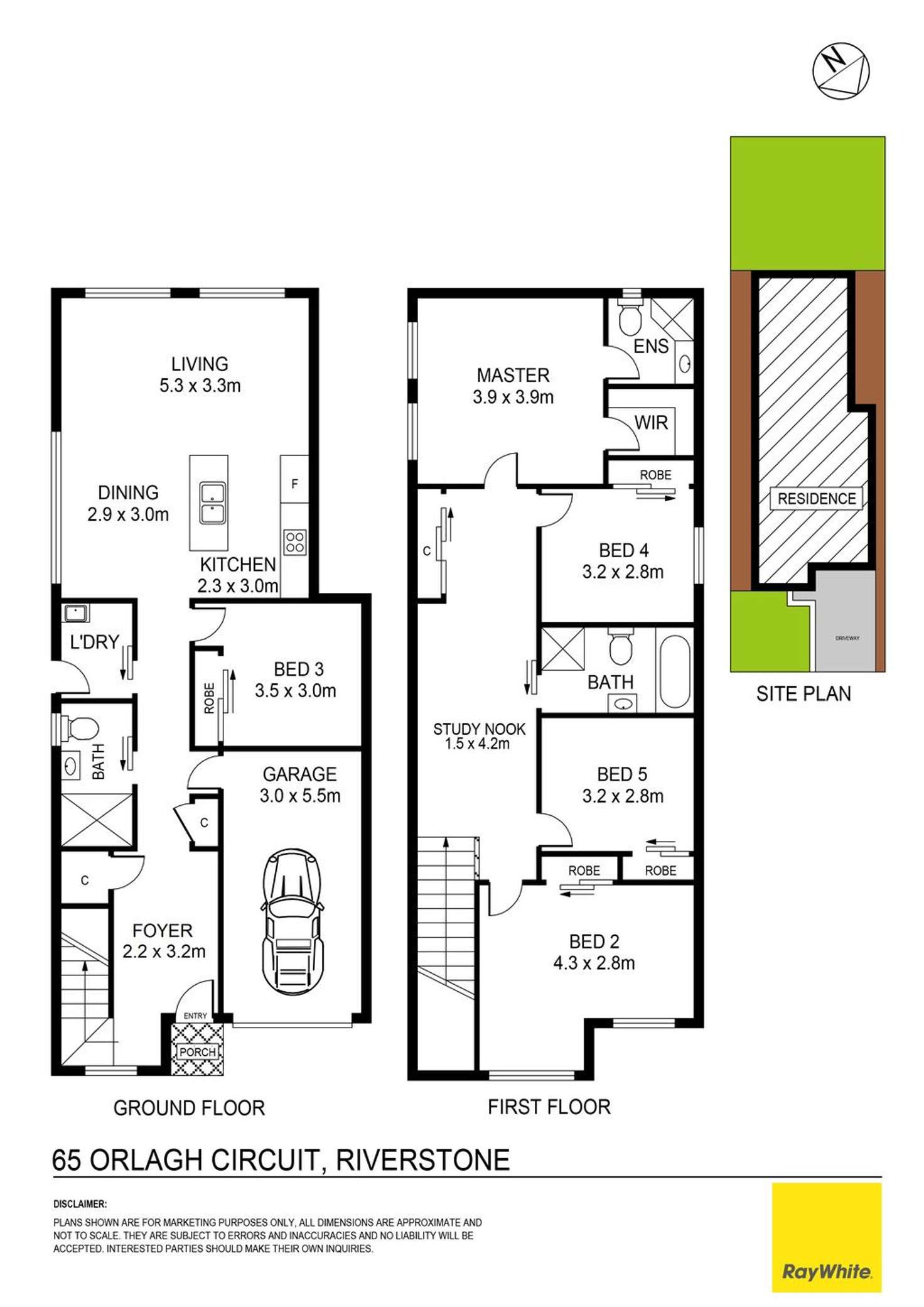 Floorplan of Homely house listing, 65 Orlagh Circuit, Riverstone NSW 2765