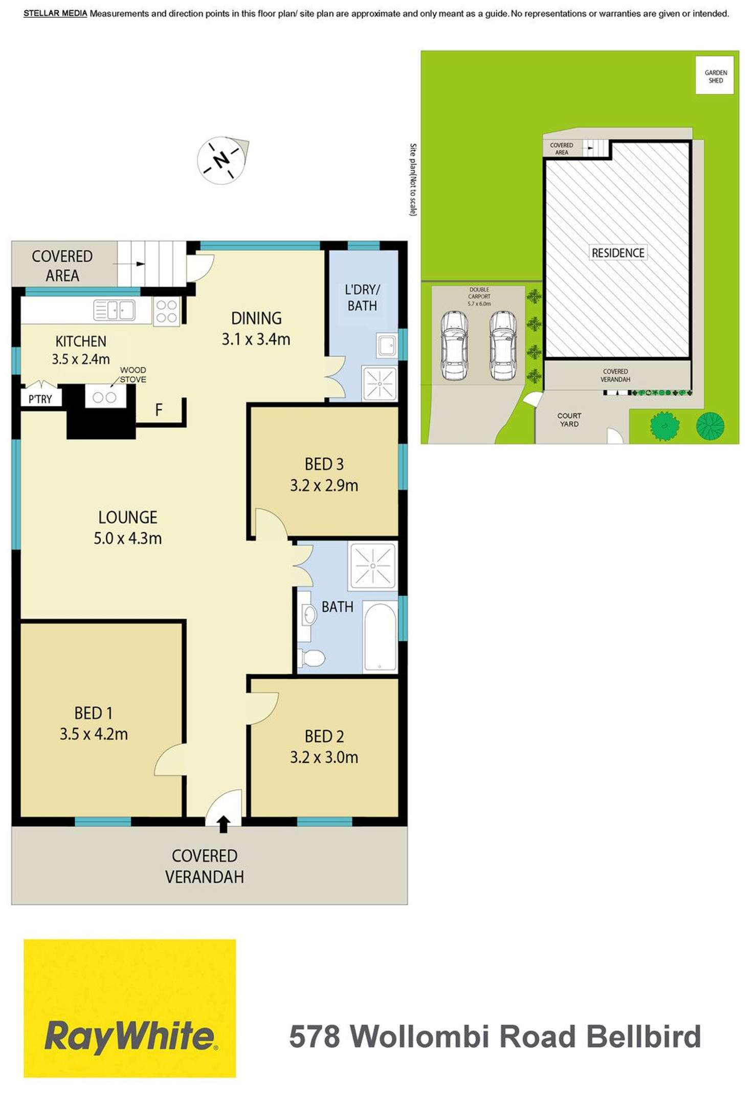 Floorplan of Homely house listing, 578 Wollombi Road, Cessnock NSW 2325