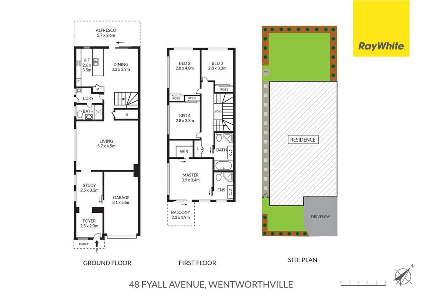Floorplan of Homely house listing, 48 Fyall Avenue, Wentworthville NSW 2145