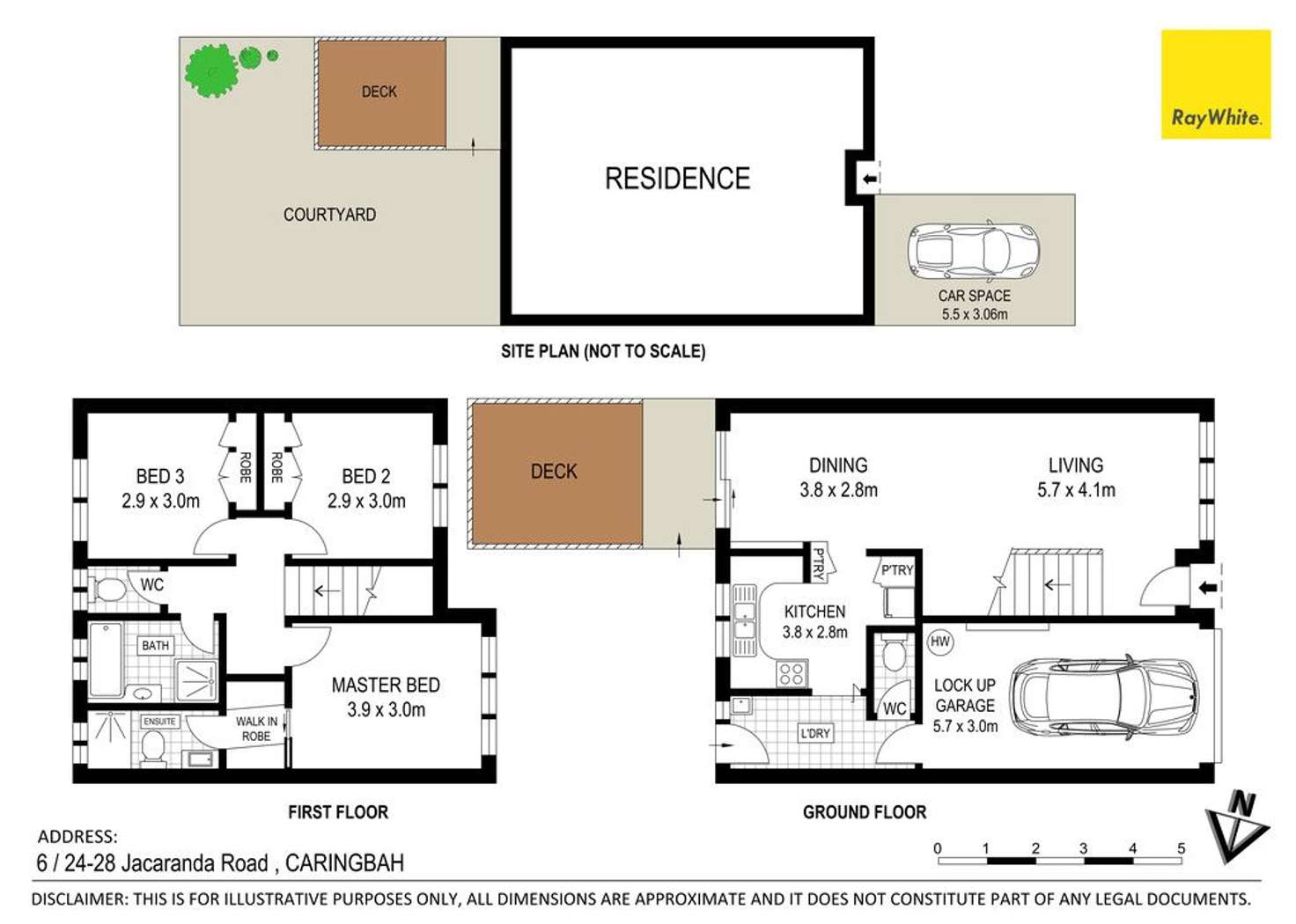 Floorplan of Homely townhouse listing, 6/24-28 Jacaranda Road, Caringbah NSW 2229