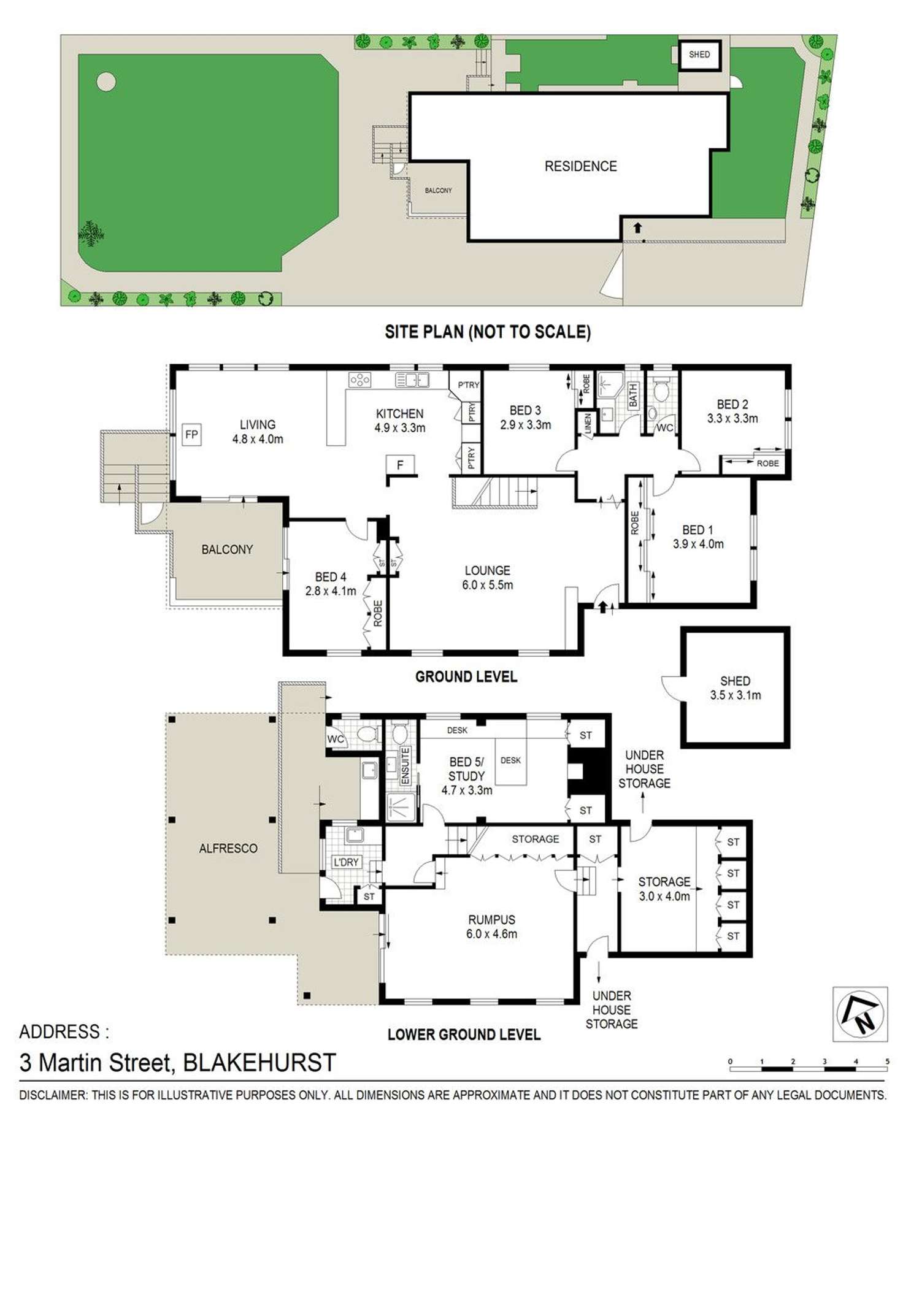 Floorplan of Homely house listing, 3 Martin Street, Blakehurst NSW 2221