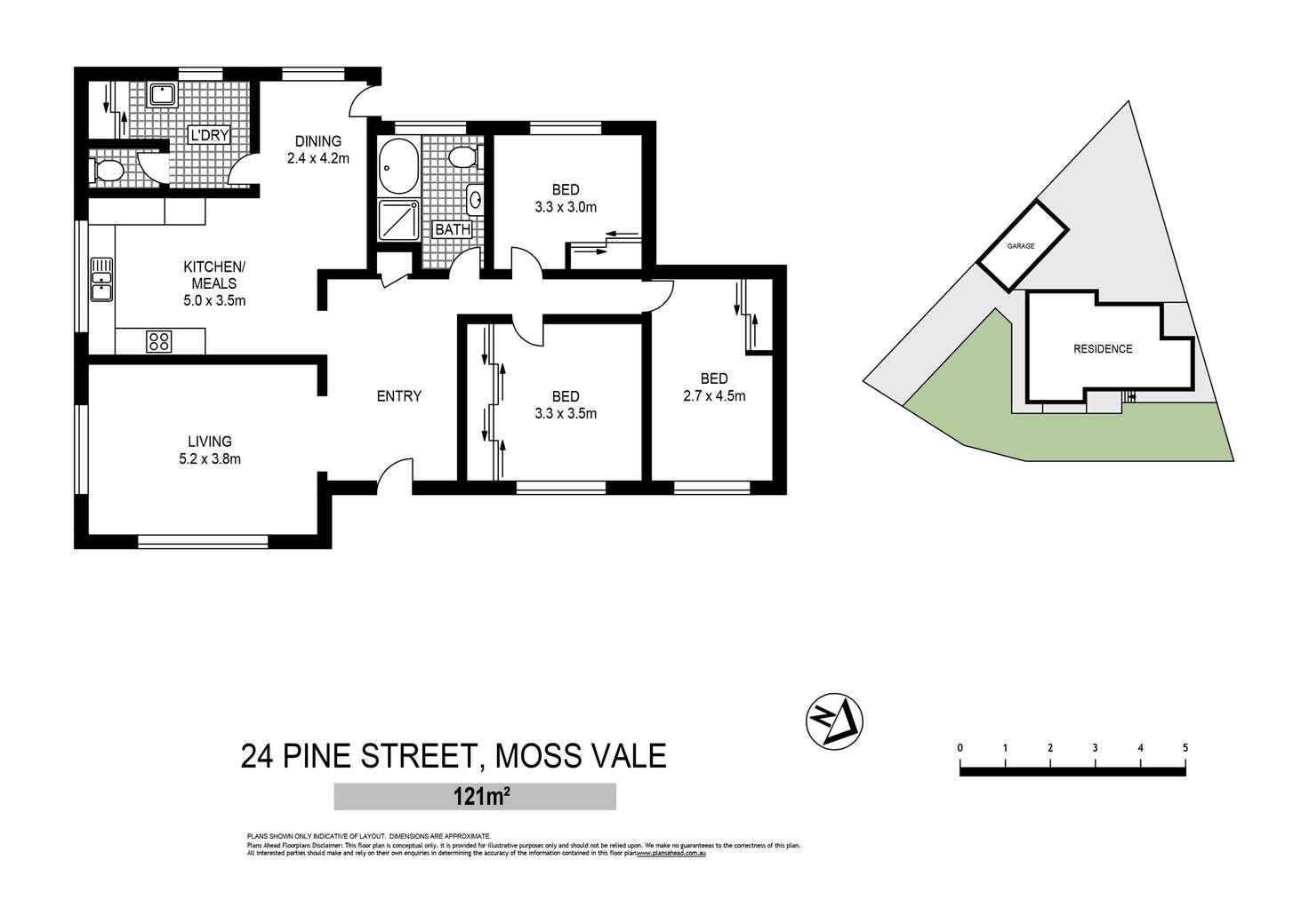 Floorplan of Homely house listing, 24 Pine Street, Moss Vale NSW 2577