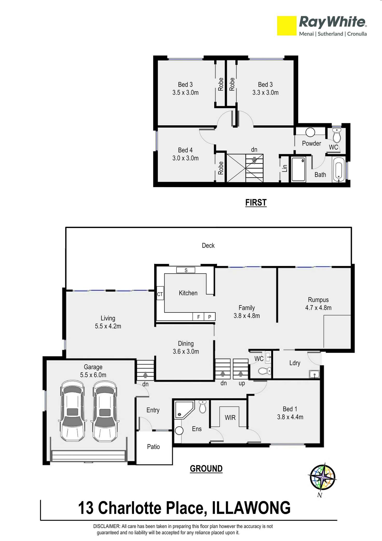 Floorplan of Homely house listing, 13 Charlotte Place, Illawong NSW 2234