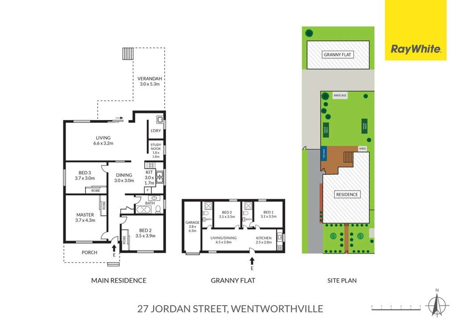 Floorplan of Homely house listing, 27 Jordan Street, Wentworthville NSW 2145