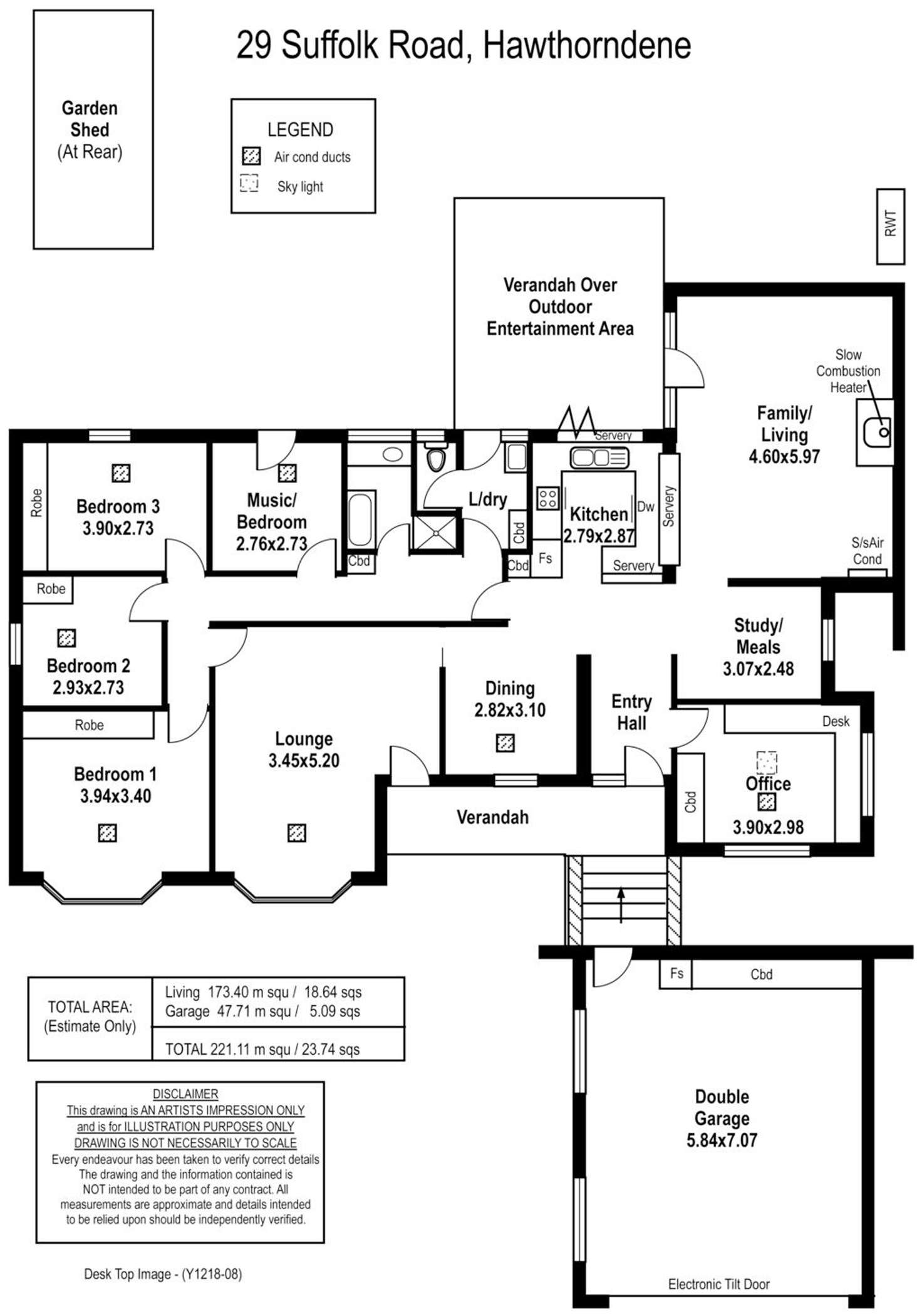 Floorplan of Homely house listing, 29 Suffolk Road, Hawthorndene SA 5051
