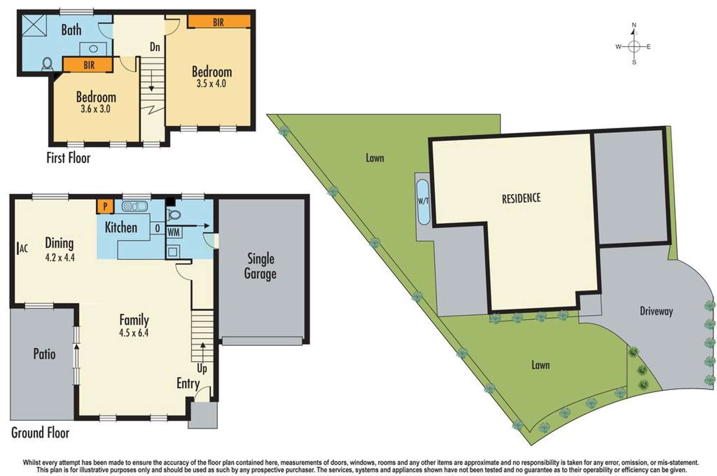 Floorplan of Homely townhouse listing, 1/12 Prunus Grove, Doveton VIC 3177