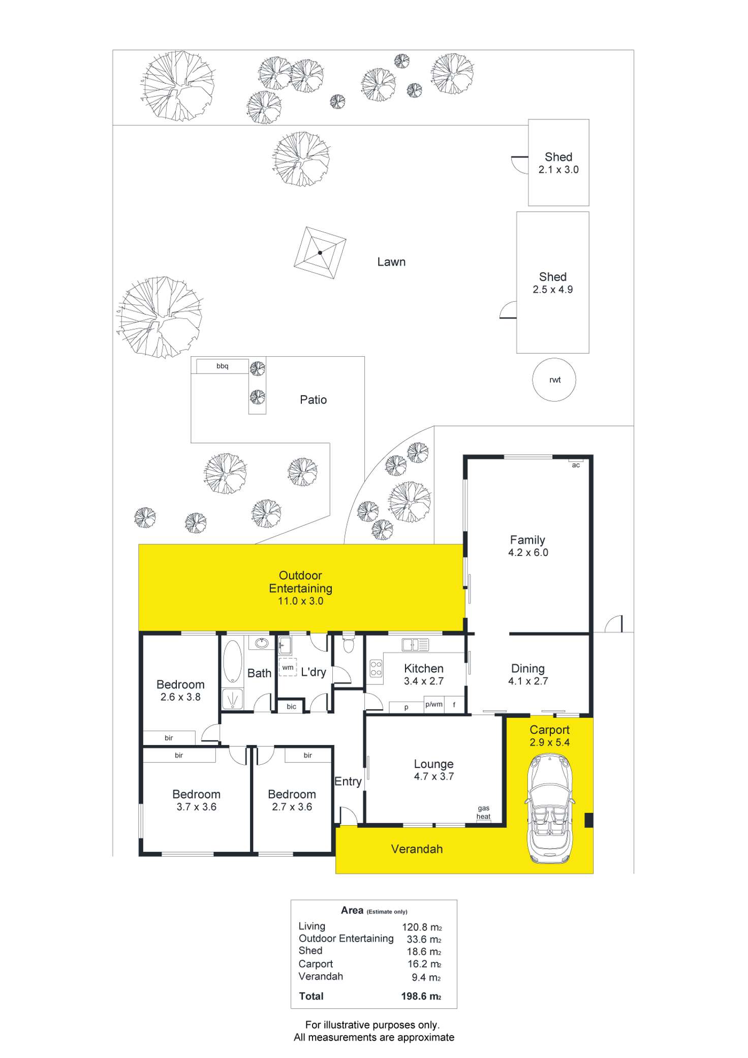 Floorplan of Homely house listing, 81 Riverview Drive, Port Noarlunga SA 5167