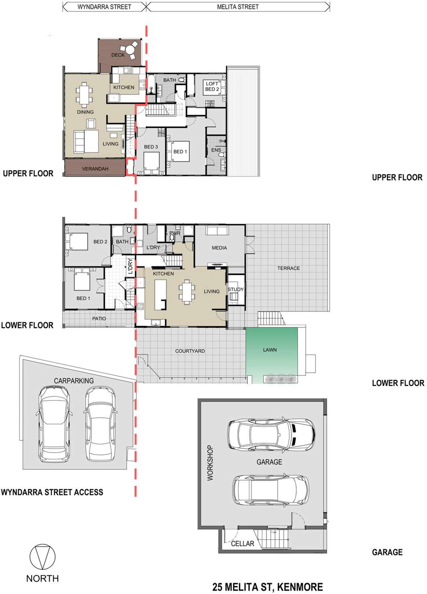 Floorplan of Homely house listing, 25 Melita Street, Kenmore QLD 4069