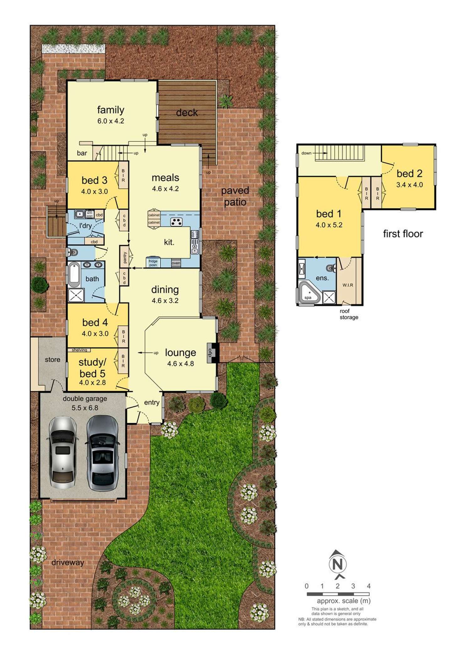 Floorplan of Homely house listing, 12 Page Court, Mulgrave VIC 3170