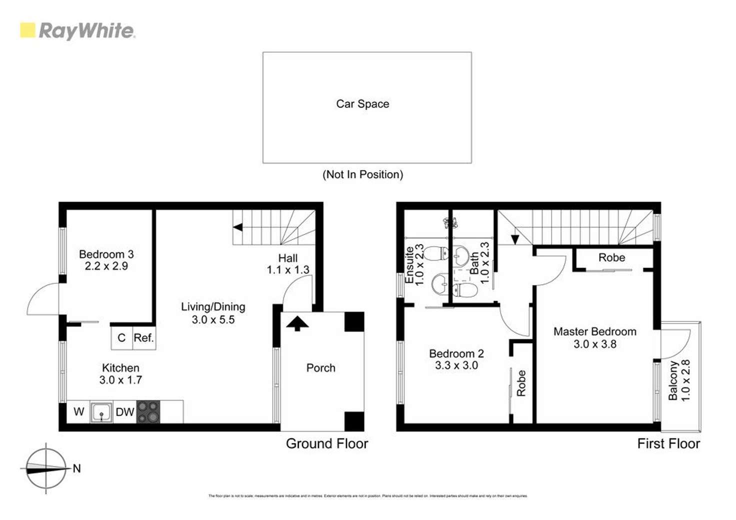 Floorplan of Homely townhouse listing, 4/1 Stockdale Avenue, Clayton VIC 3168