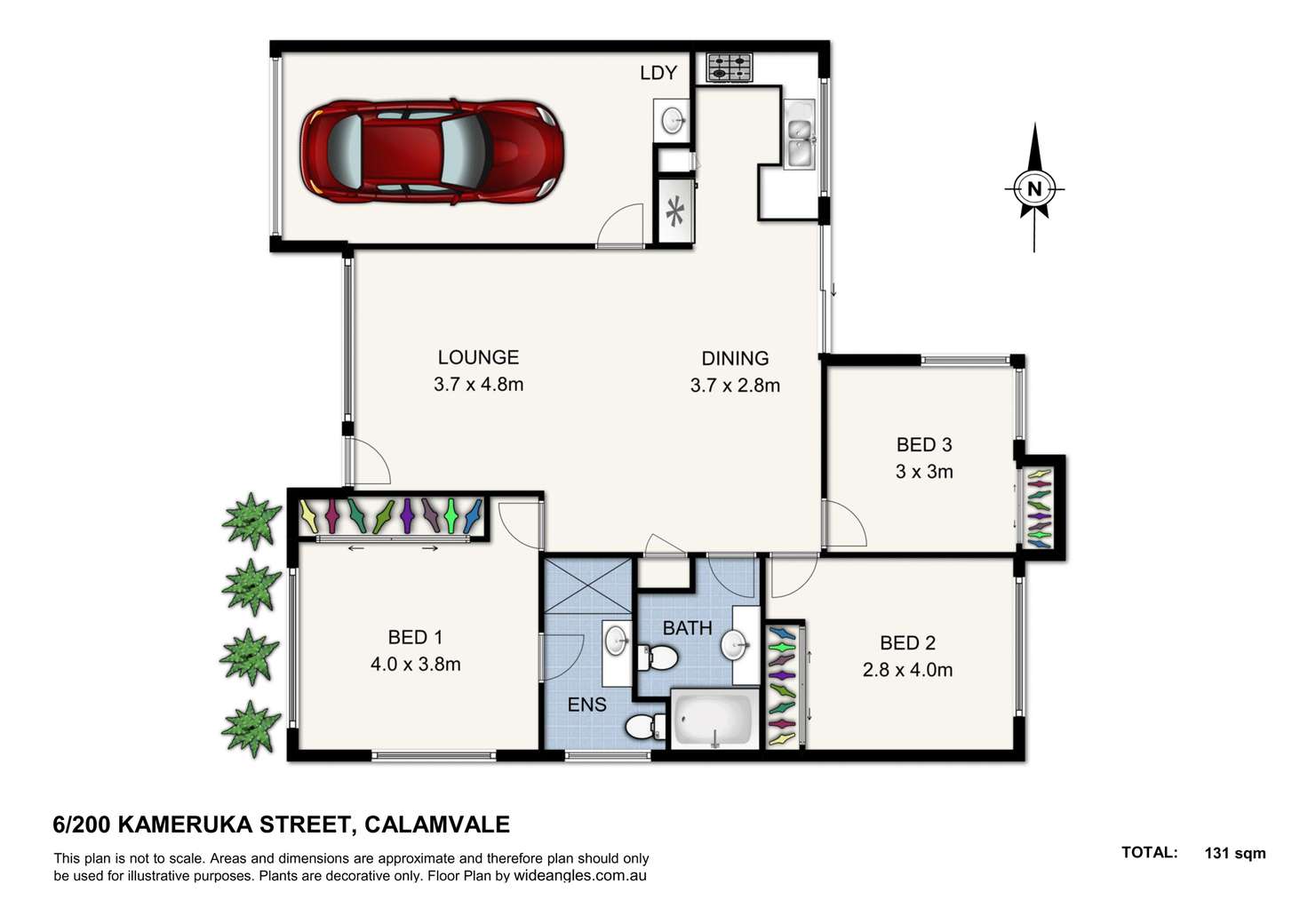 Floorplan of Homely villa listing, 6/200 Kameruka Street, Calamvale QLD 4116