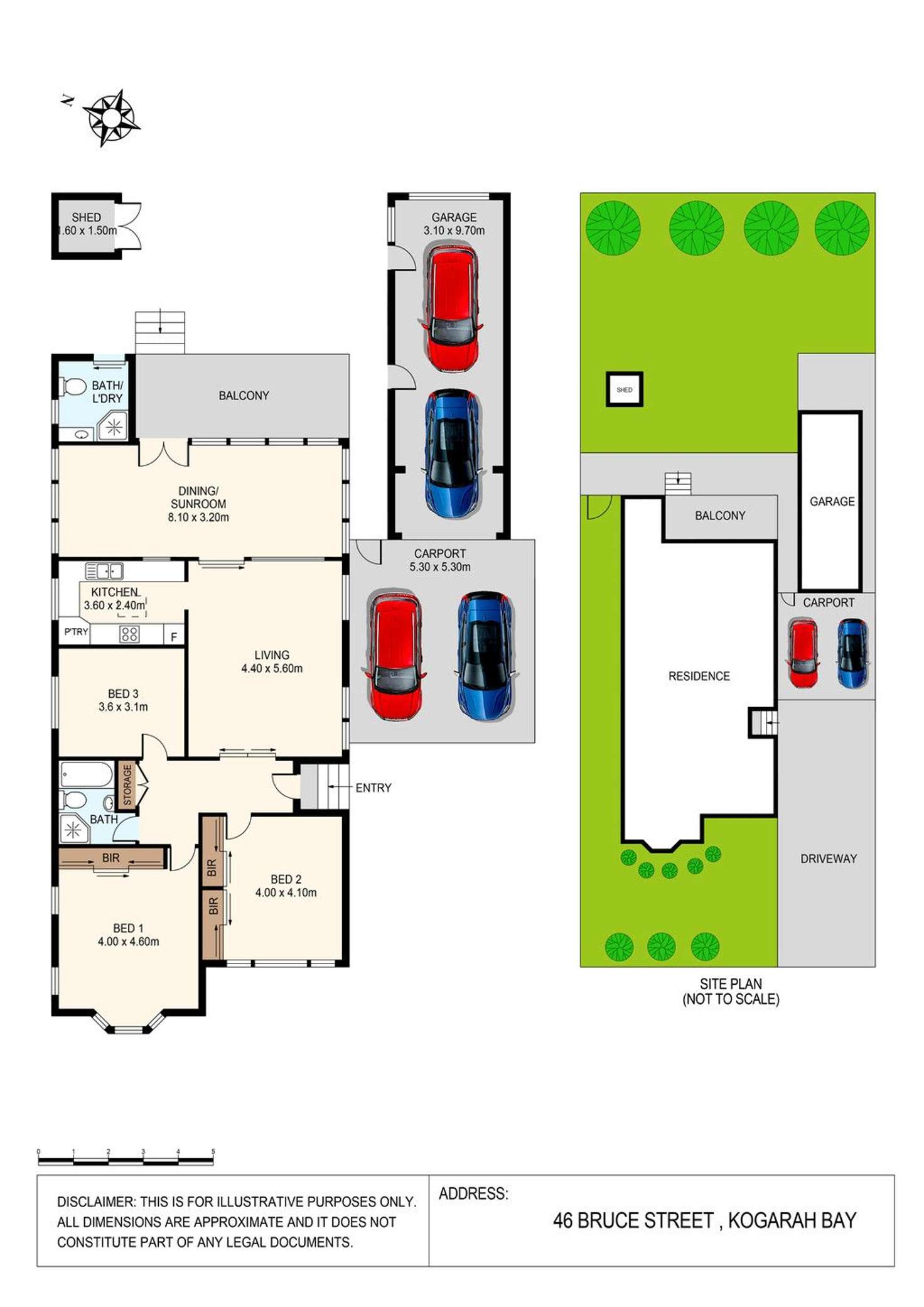 Floorplan of Homely house listing, 46 Bruce Street, Kogarah Bay NSW 2217