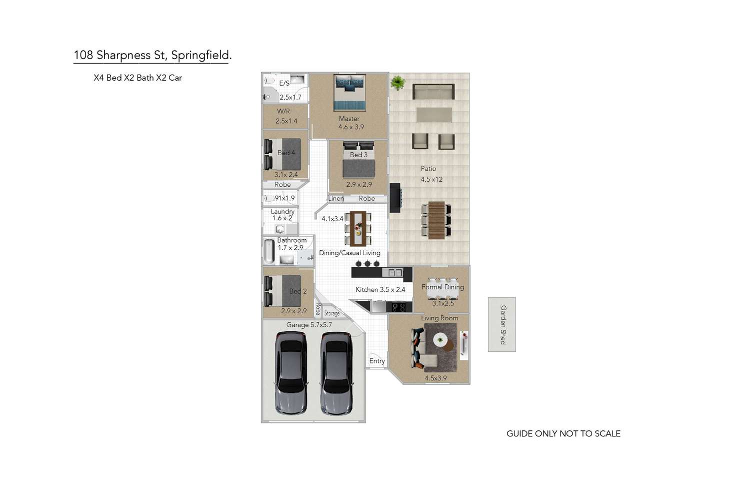 Floorplan of Homely house listing, 108 Sharpless Road, Springfield QLD 4300