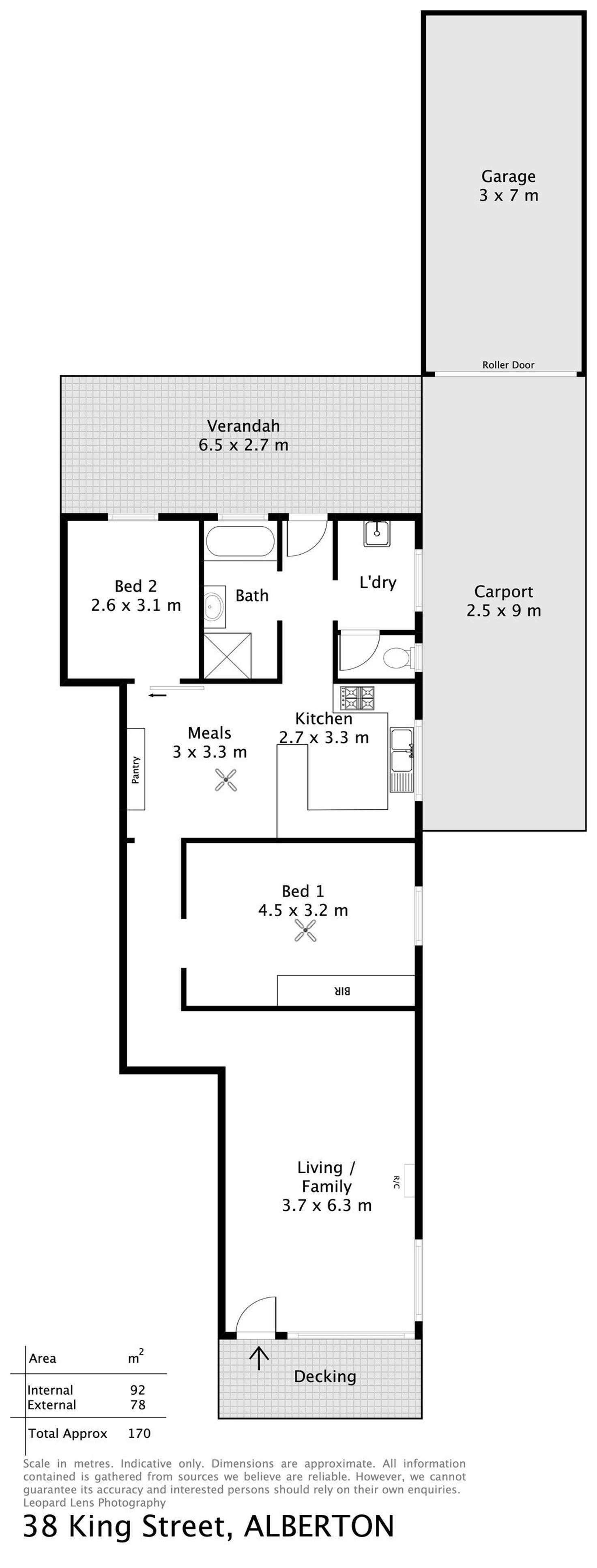 Floorplan of Homely house listing, 38 King Street, Alberton SA 5014