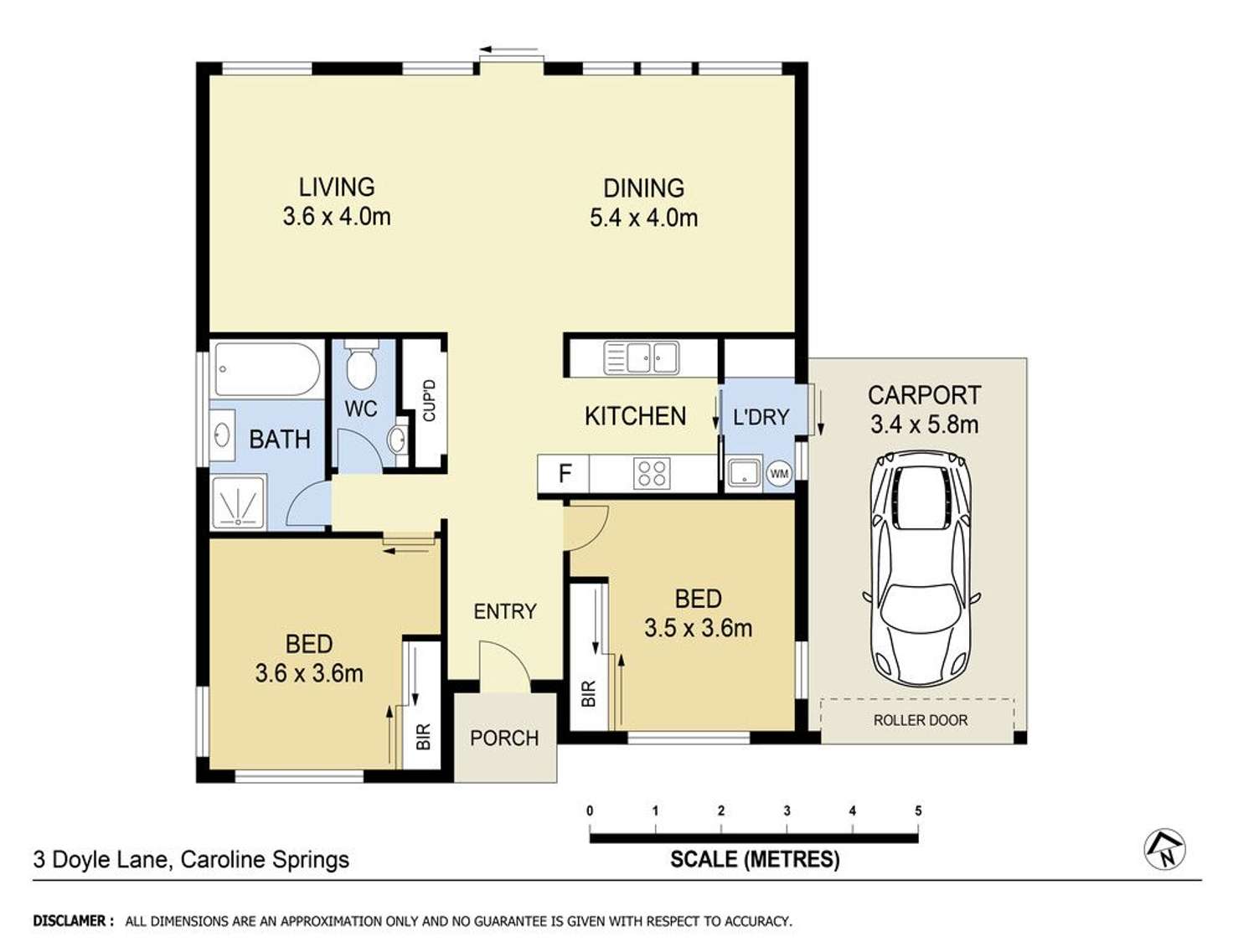 Floorplan of Homely house listing, 3 Doyle Lane, Caroline Springs VIC 3023