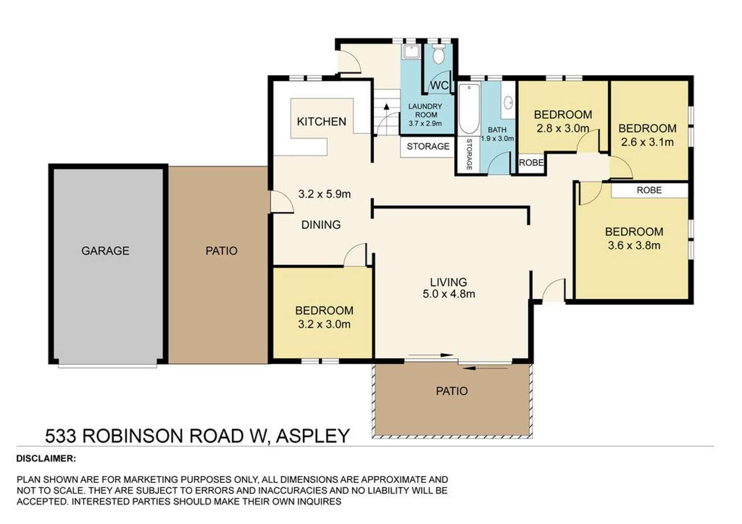 Floorplan of Homely house listing, 533 Robinson Road West, Aspley QLD 4034