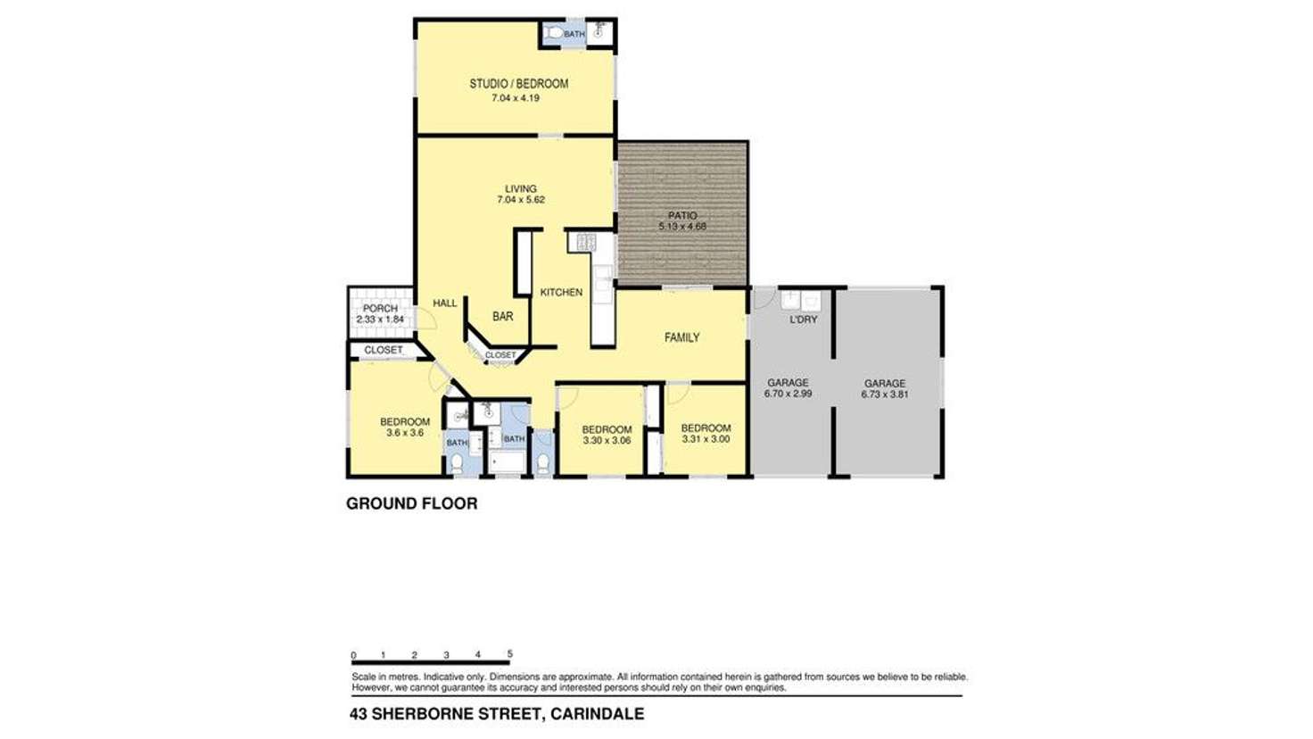 Floorplan of Homely house listing, 43 Sherborne Street, Carindale QLD 4152