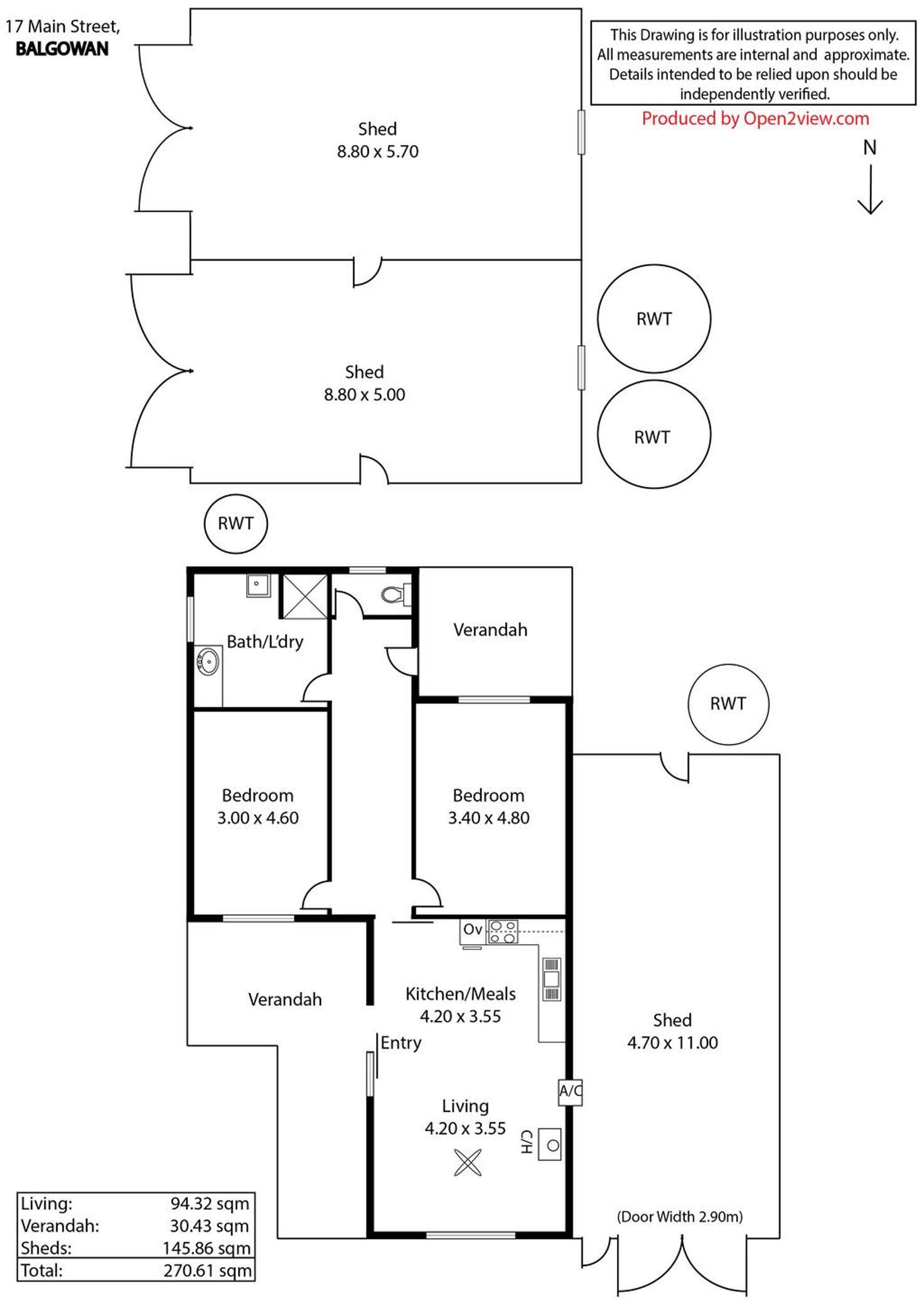 Floorplan of Homely house listing, 17 Main Street, Balgowan SA 5573