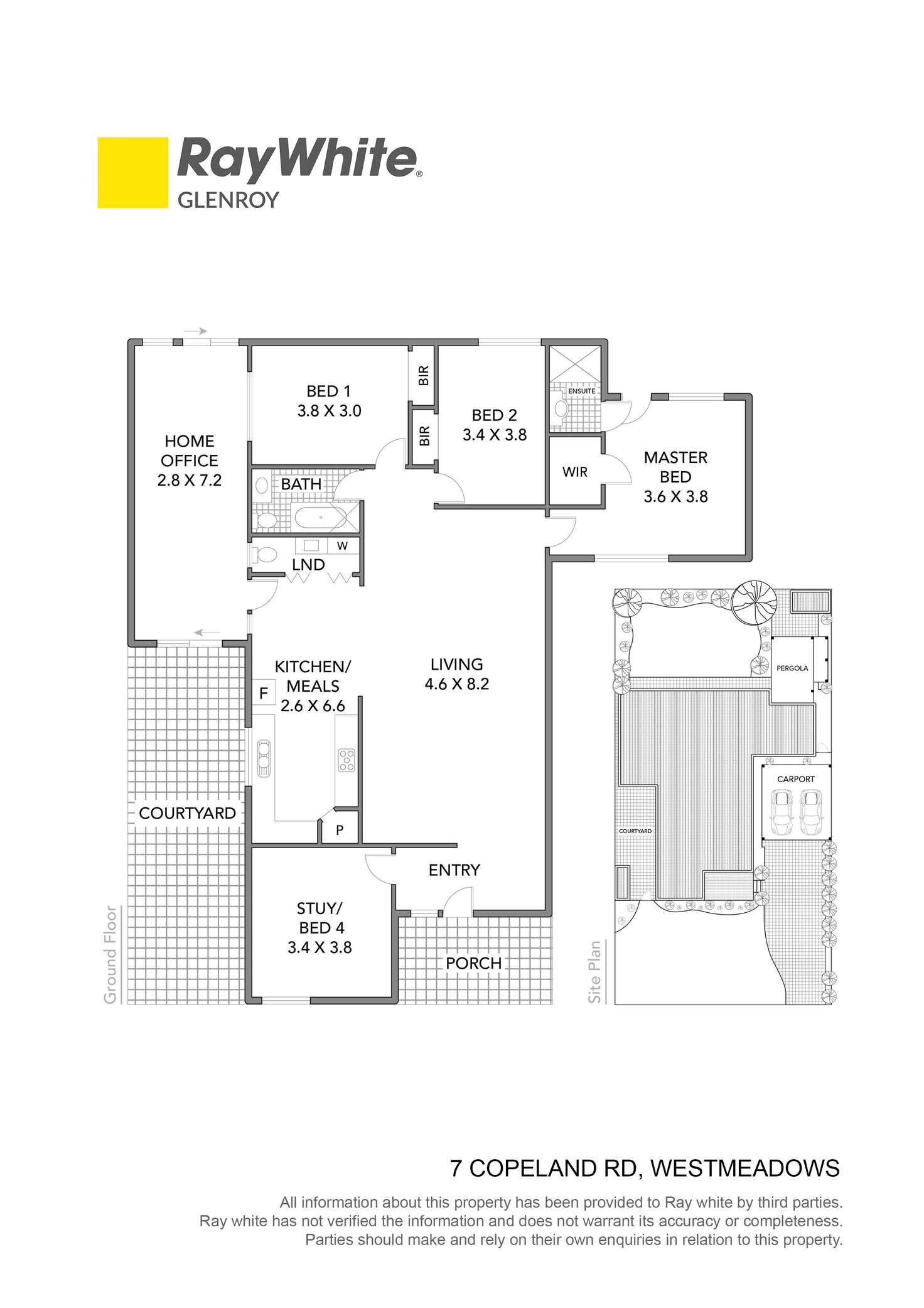 Floorplan of Homely house listing, 7 Copeland Road, Westmeadows VIC 3049