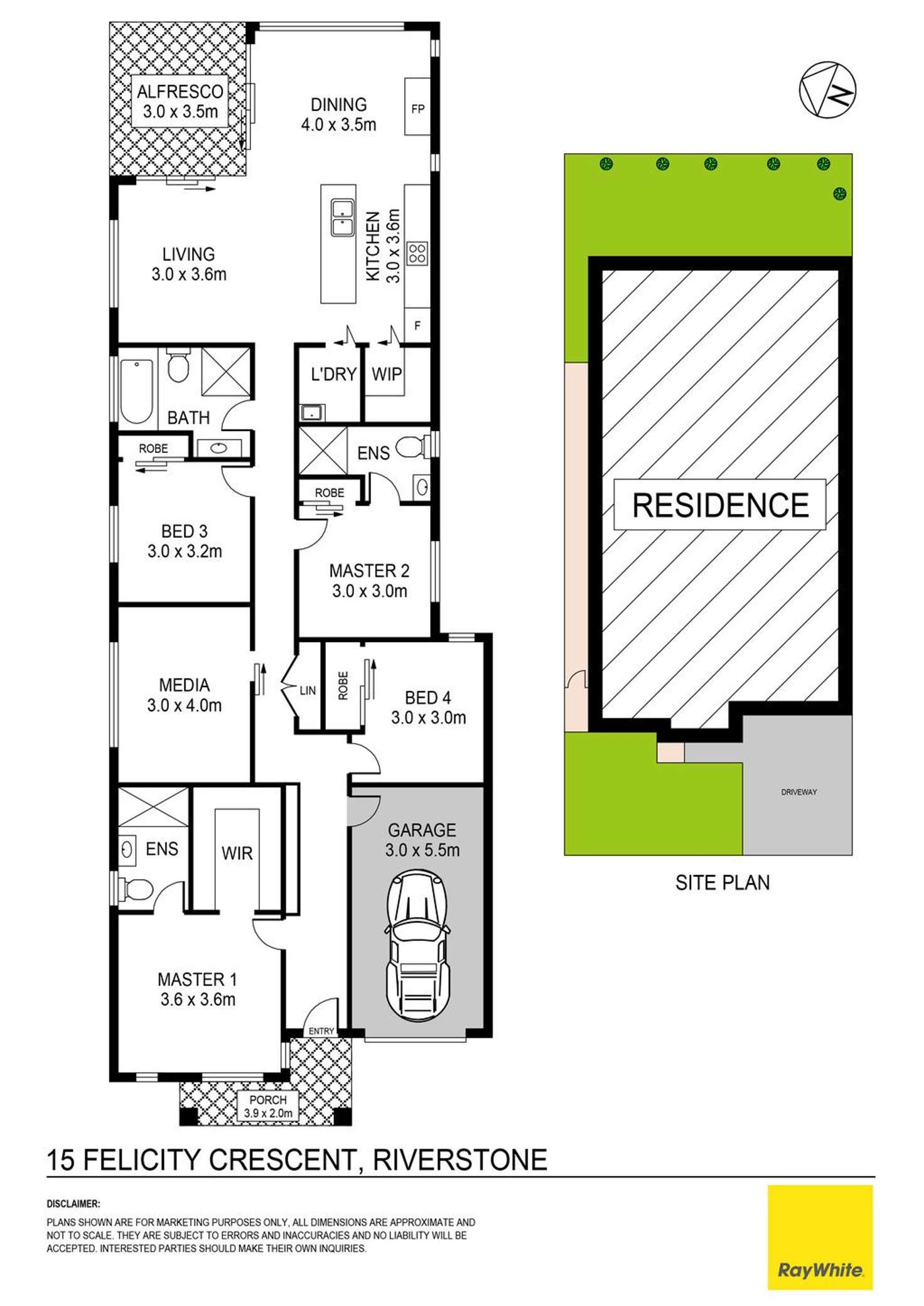 Floorplan of Homely house listing, 15 Felicity Crescent, Riverstone NSW 2765