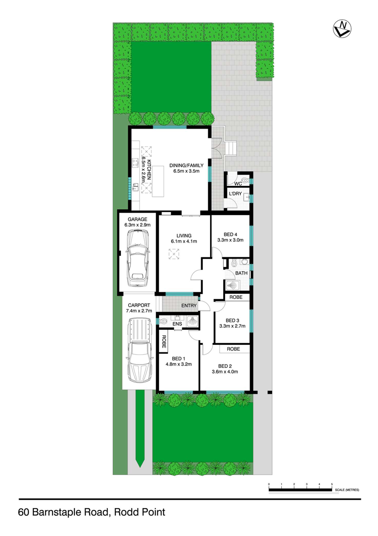 Floorplan of Homely house listing, 60 Barnstaple Road, Rodd Point NSW 2046