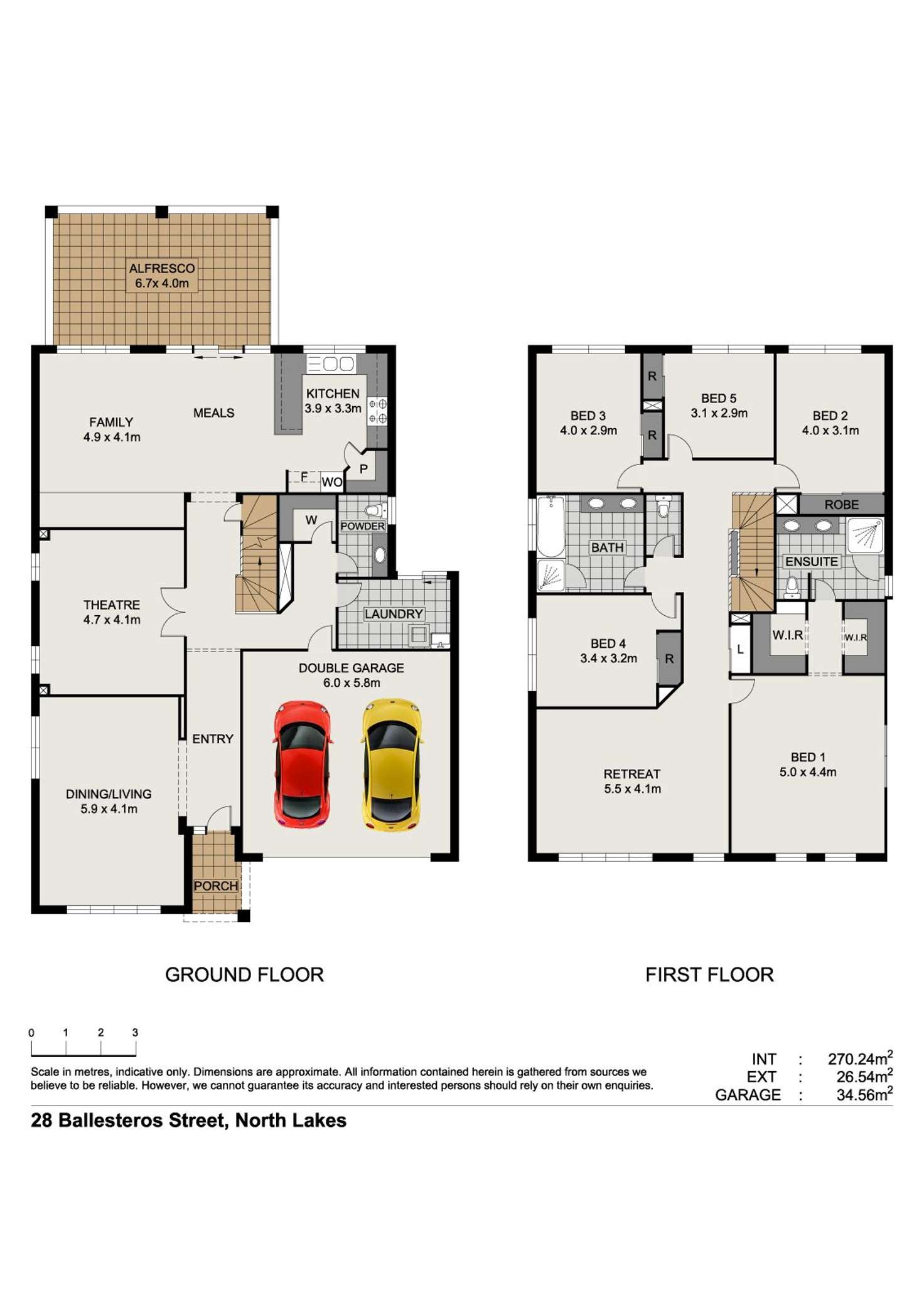 Floorplan of Homely house listing, 28 Ballesteros Street, North Lakes QLD 4509