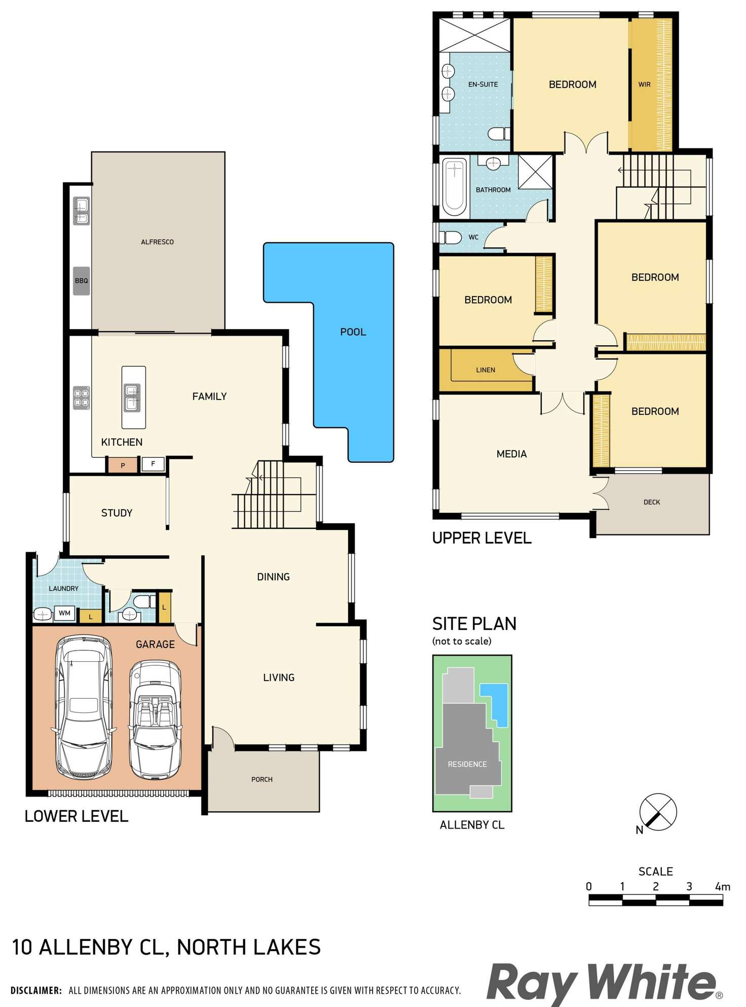 Floorplan of Homely house listing, 10 Allenby Close, North Lakes QLD 4509