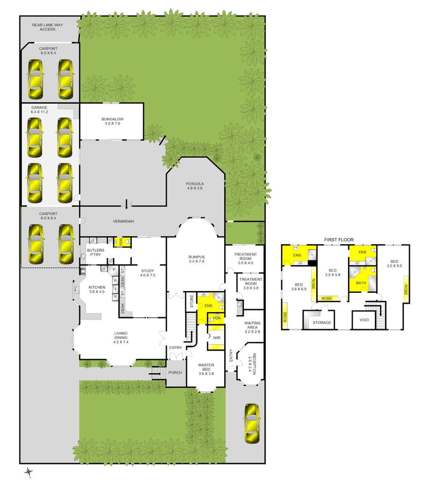 Floorplan of Homely house listing, 39-41 Roslyn Road, Belmont VIC 3216