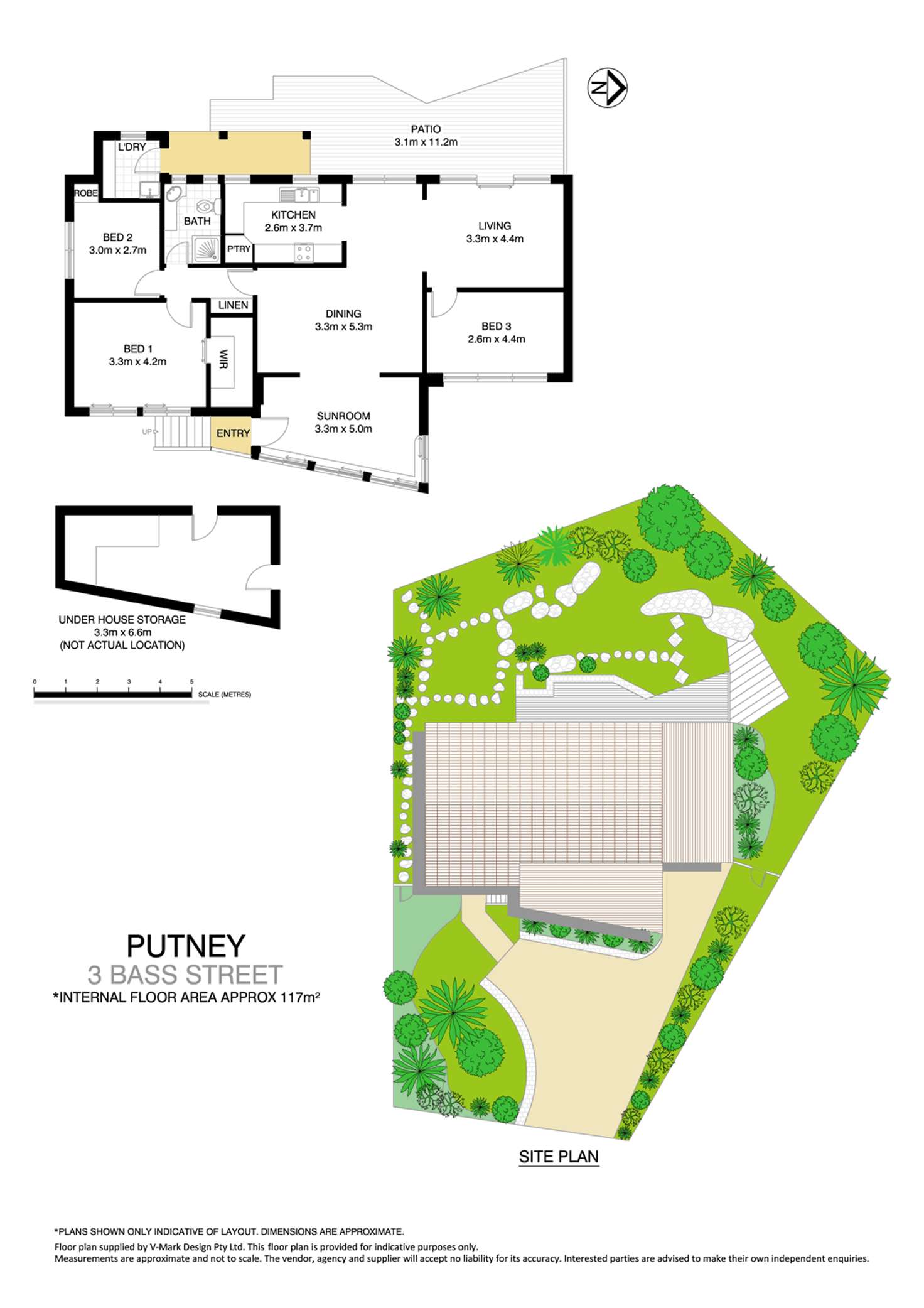 Floorplan of Homely house listing, 3 Bass Street, Putney NSW 2112