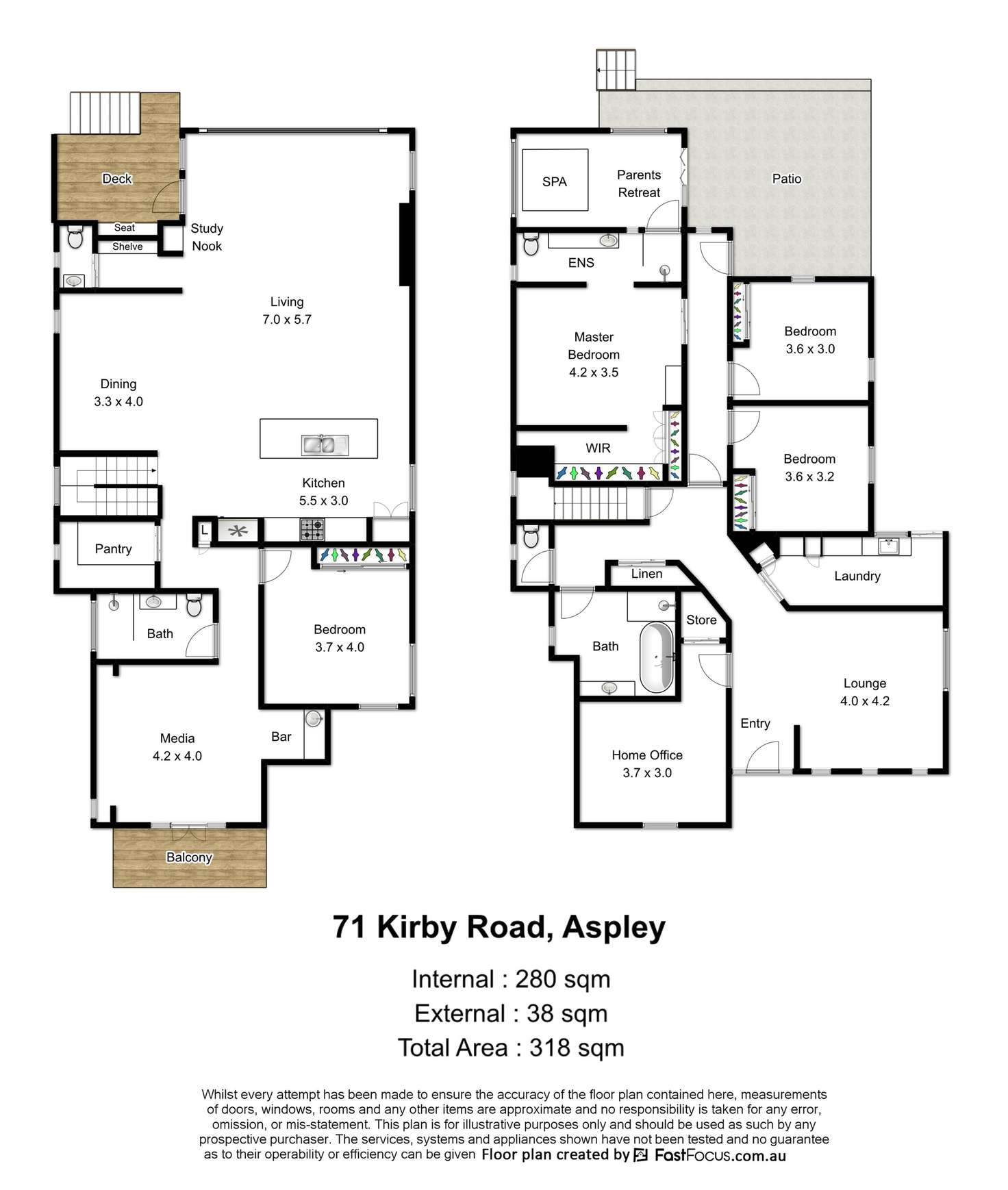 Floorplan of Homely house listing, 71 Kirby Road, Aspley QLD 4034
