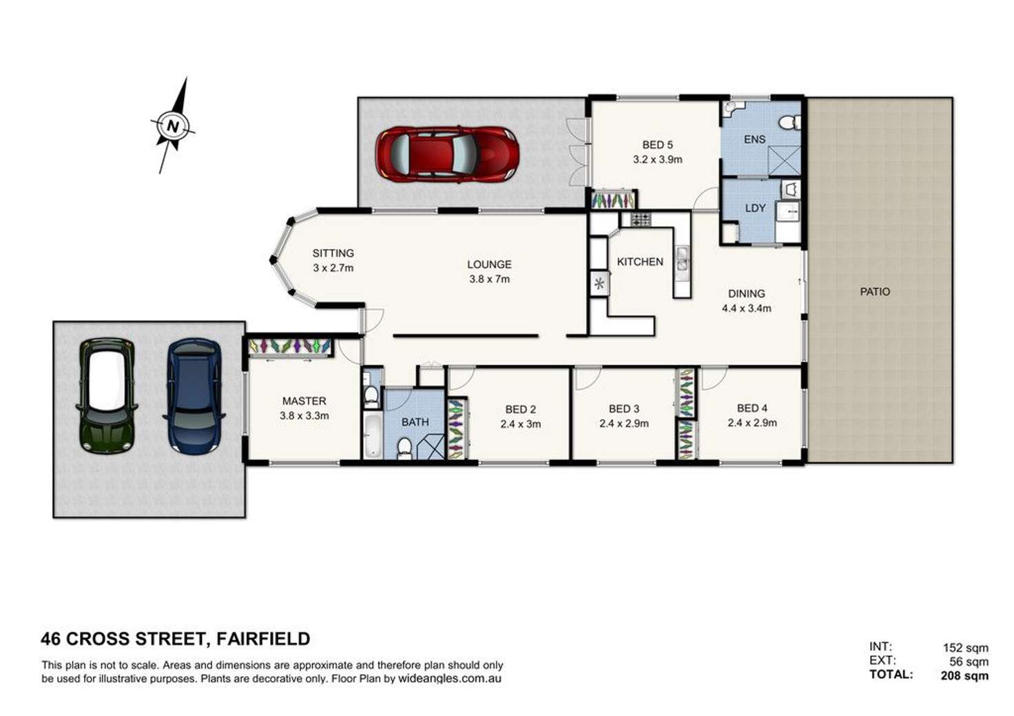 Floorplan of Homely house listing, 46 Cross Street, Fairfield QLD 4103
