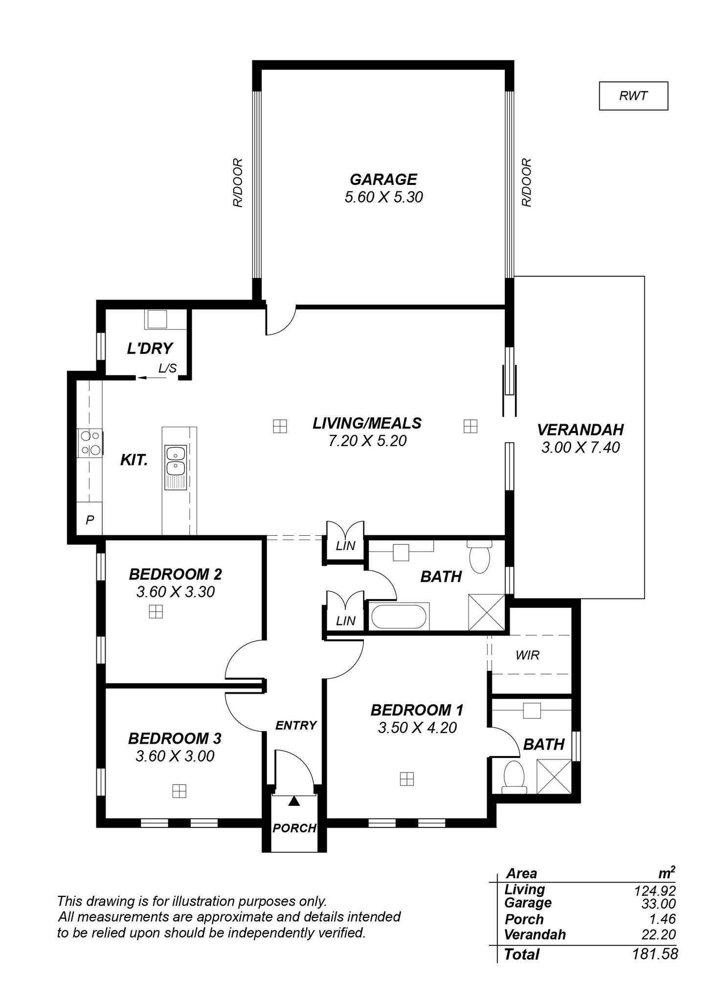 Floorplan of Homely house listing, 1/46 Gorge Road, Campbelltown SA 5074