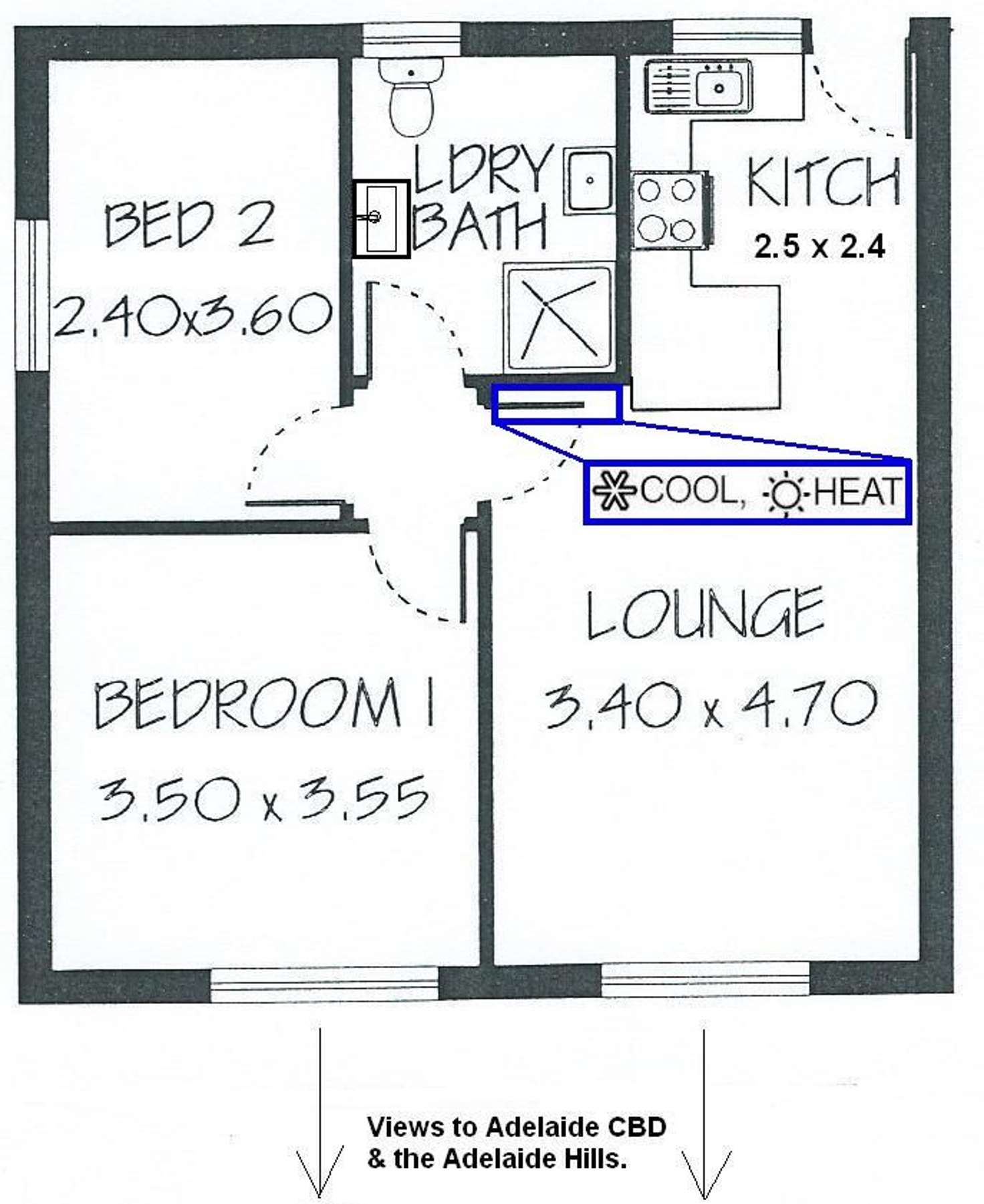 Floorplan of Homely house listing, 19, 40-44 Chatham Road, Keswick SA 5035