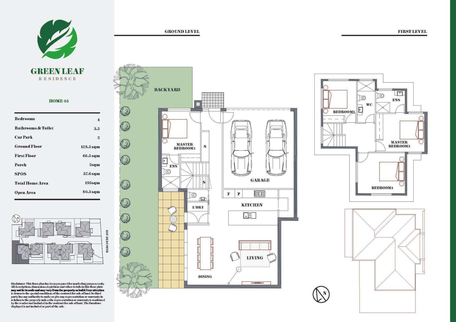 Floorplan of Homely townhouse listing, 1, 3 & 6/1-3 Harcourt Avenue, Mulgrave VIC 3170