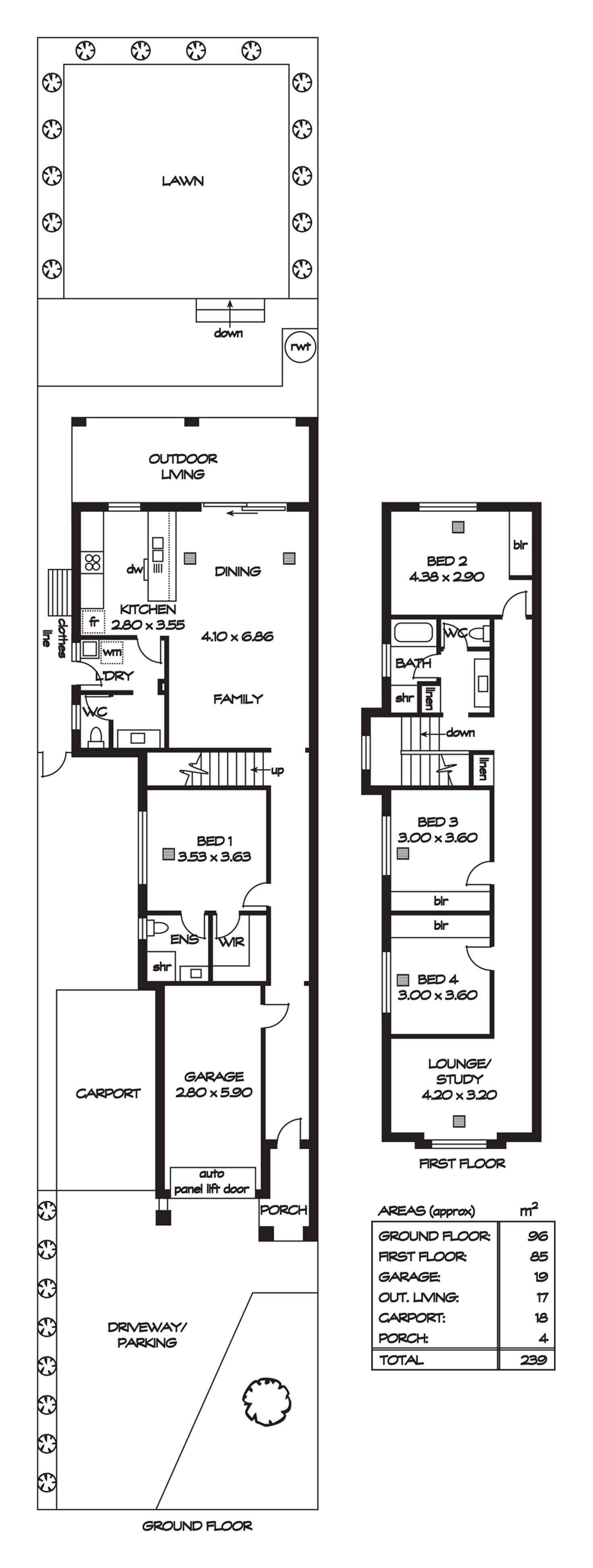 Floorplan of Homely house listing, 4 Staffa Street, Broadview SA 5083