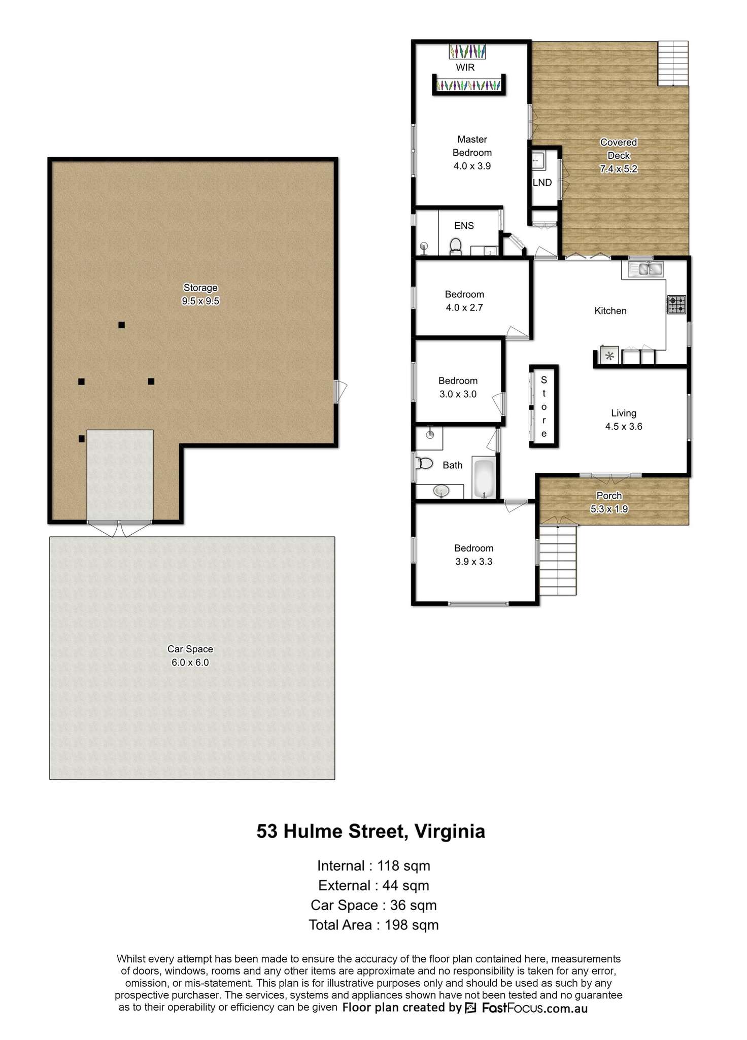 Floorplan of Homely house listing, 53 Hulme Street, Virginia QLD 4014