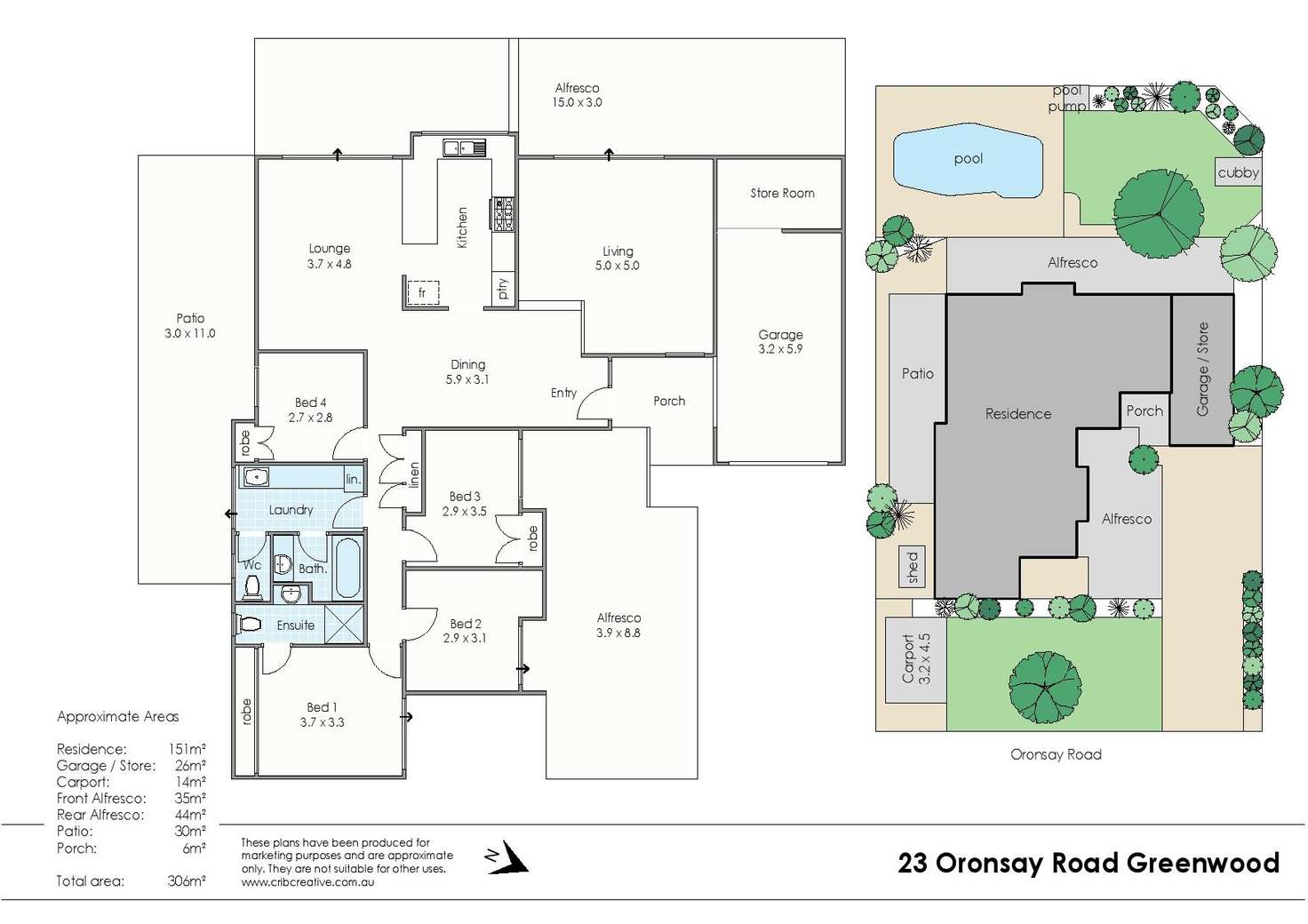 Floorplan of Homely house listing, 23 Oronsay Road, Greenwood WA 6024