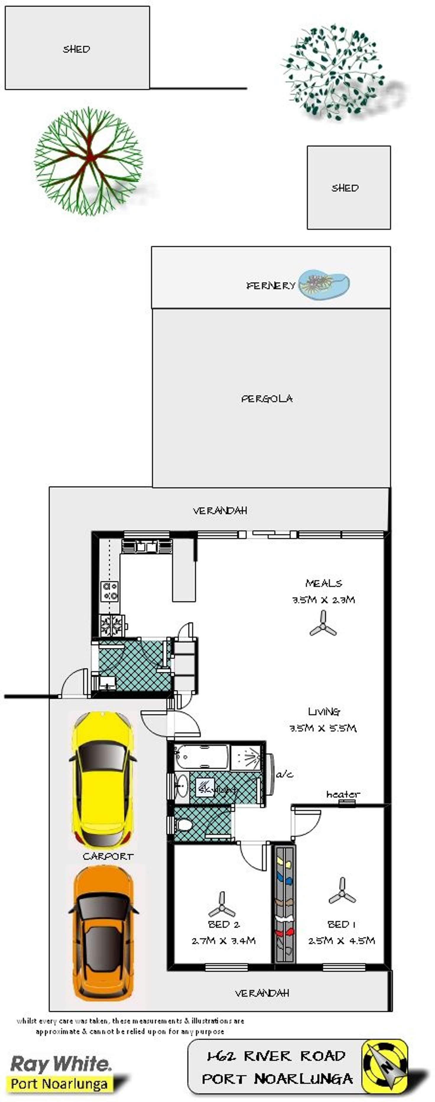Floorplan of Homely house listing, 1, 62 River Road, Port Noarlunga SA 5167