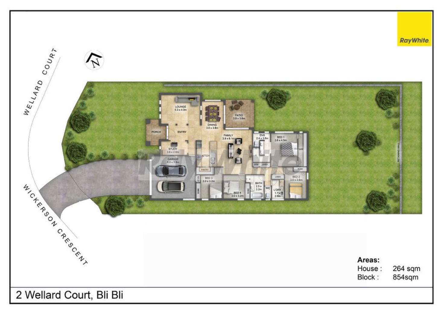 Floorplan of Homely house listing, 2 Wellard Court, Bli Bli QLD 4560