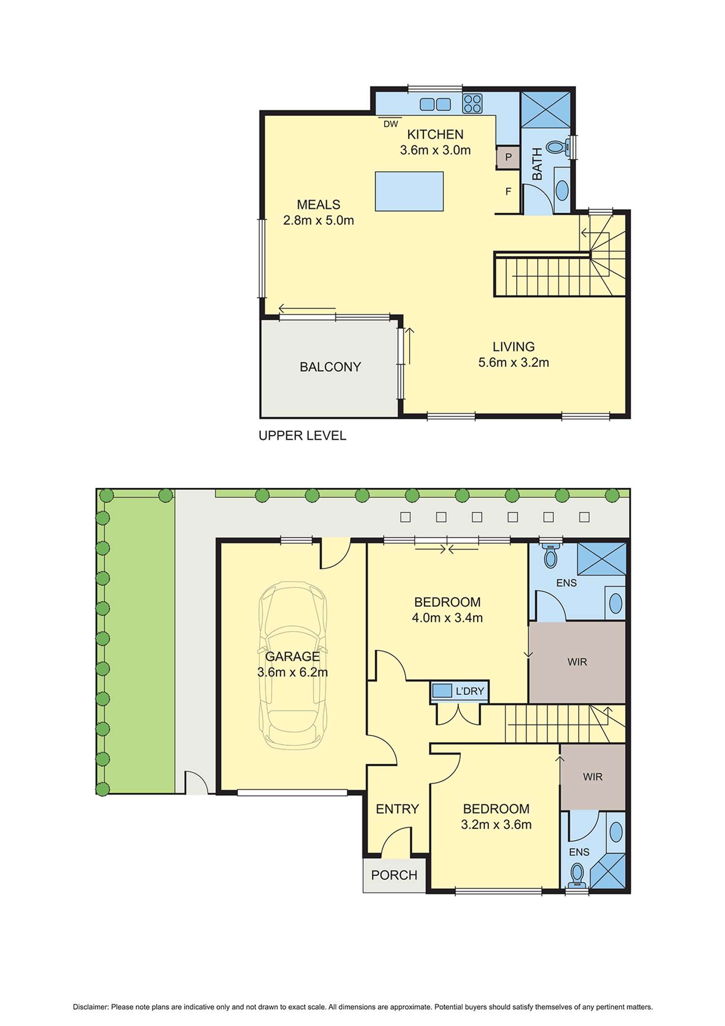 Floorplan of Homely townhouse listing, 3/110 Blyth Street, Brunswick VIC 3056