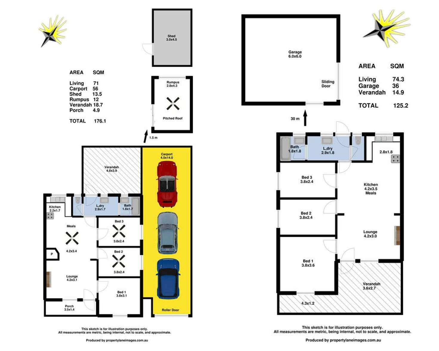 Floorplan of Homely house listing, 12 & 14 Pertwood Road, Elizabeth North SA 5113