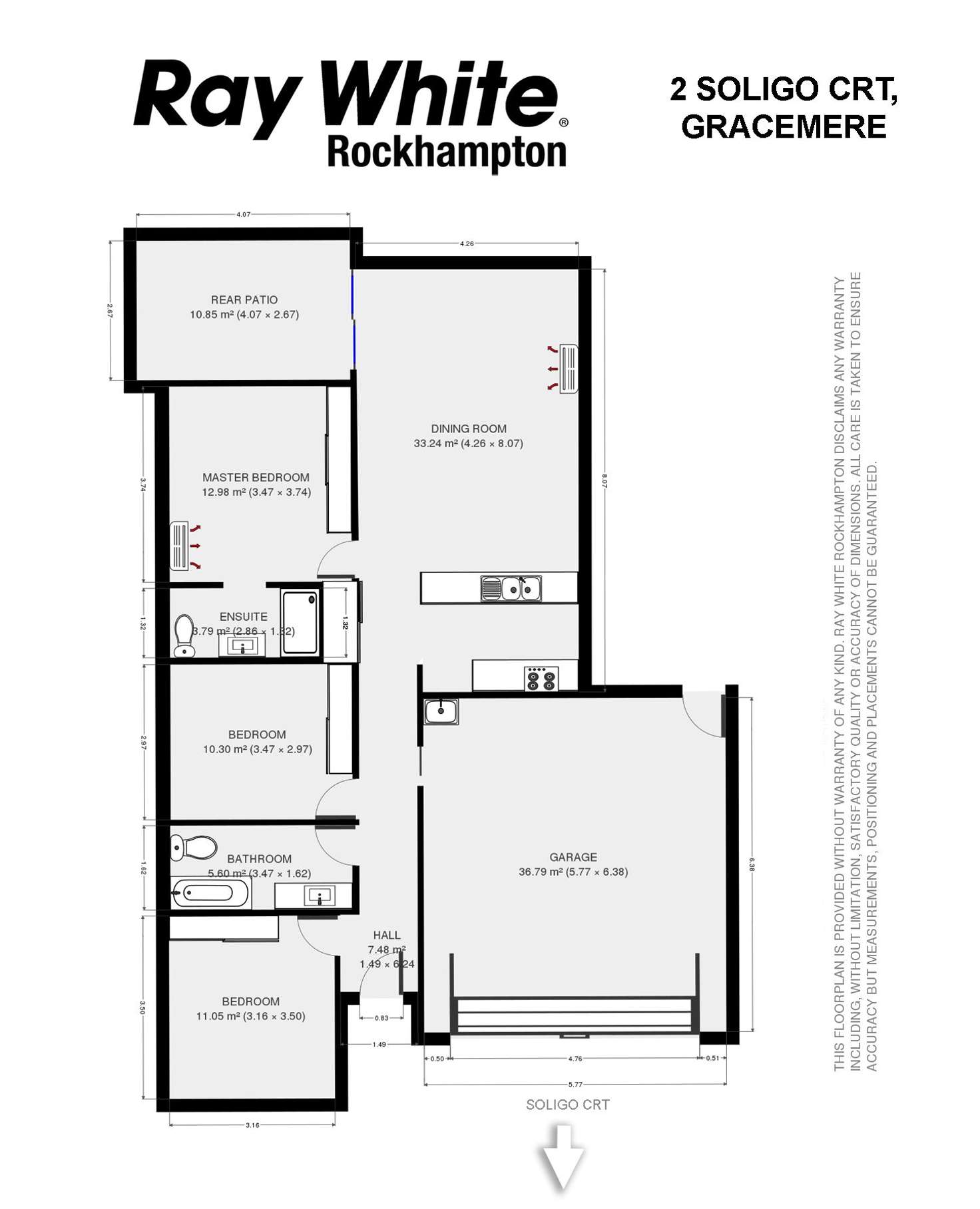 Floorplan of Homely house listing, 2 Soligo Court, Gracemere QLD 4702