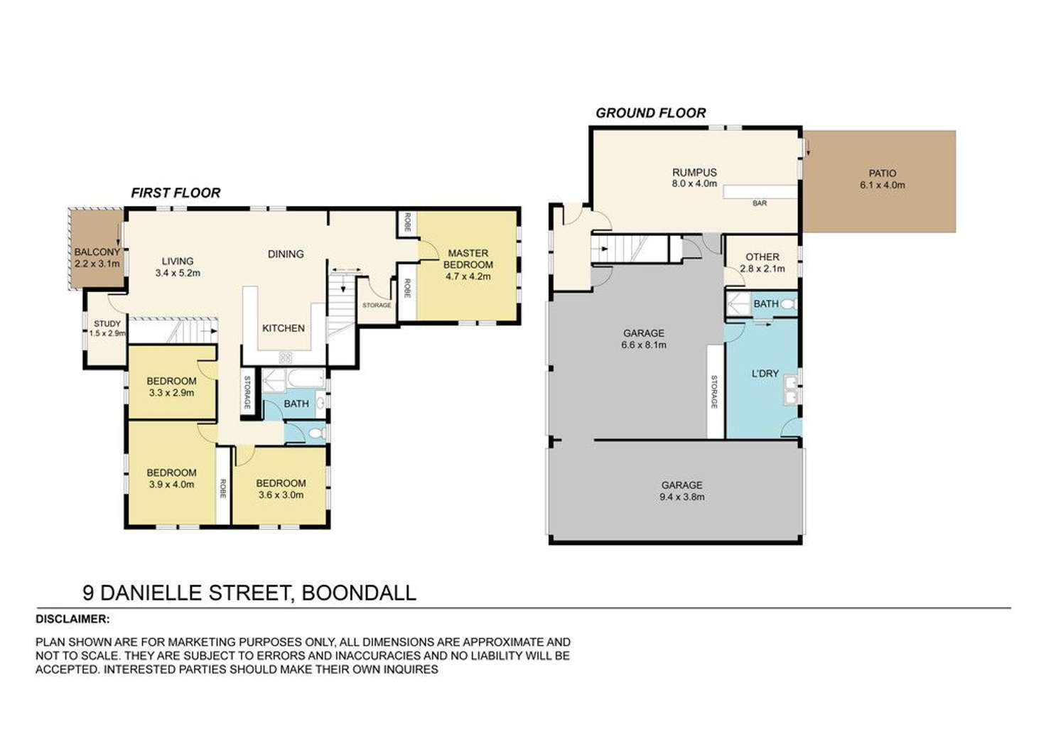 Floorplan of Homely house listing, 9 Danielle Street, Boondall QLD 4034