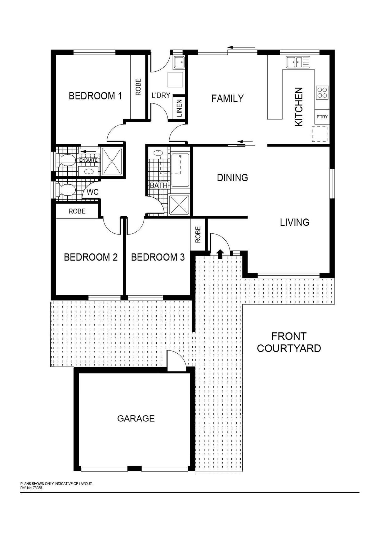 Floorplan of Homely house listing, 4/27 Crisp Circuit, Bruce ACT 2617